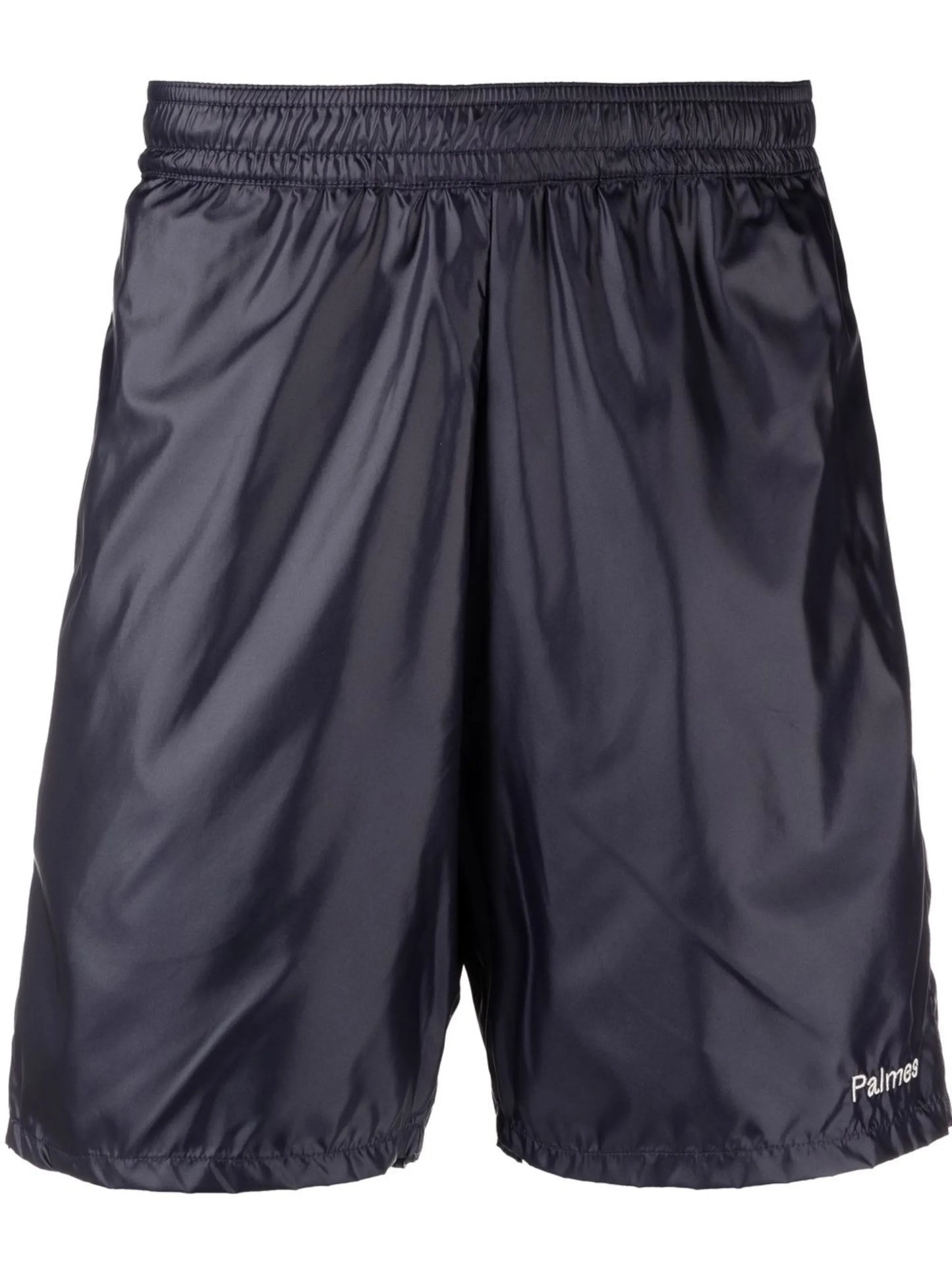 Middle logo-embroidered shorts