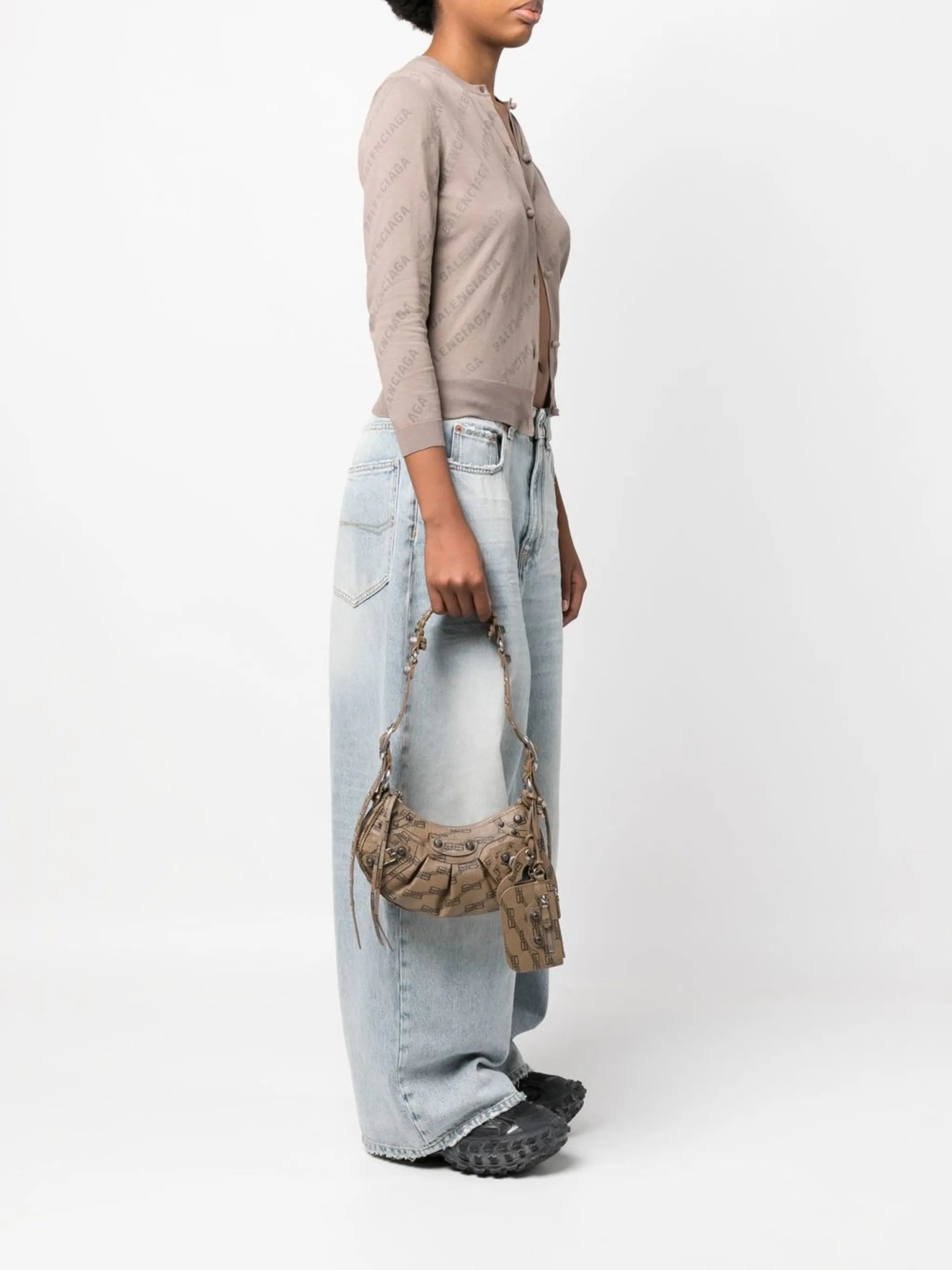XS Le Cagole monogram shoulder bag
