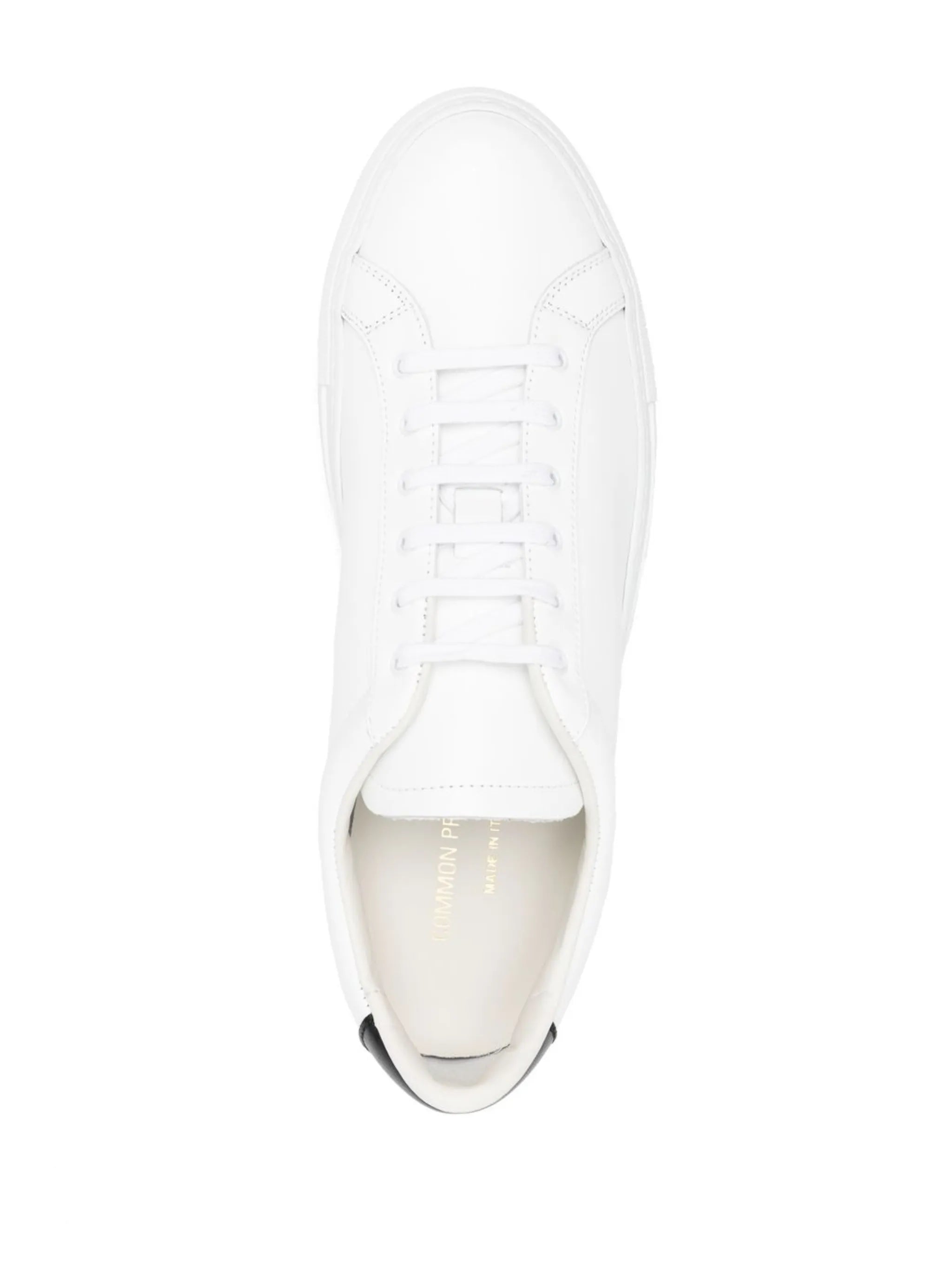 leather low-top sneakers