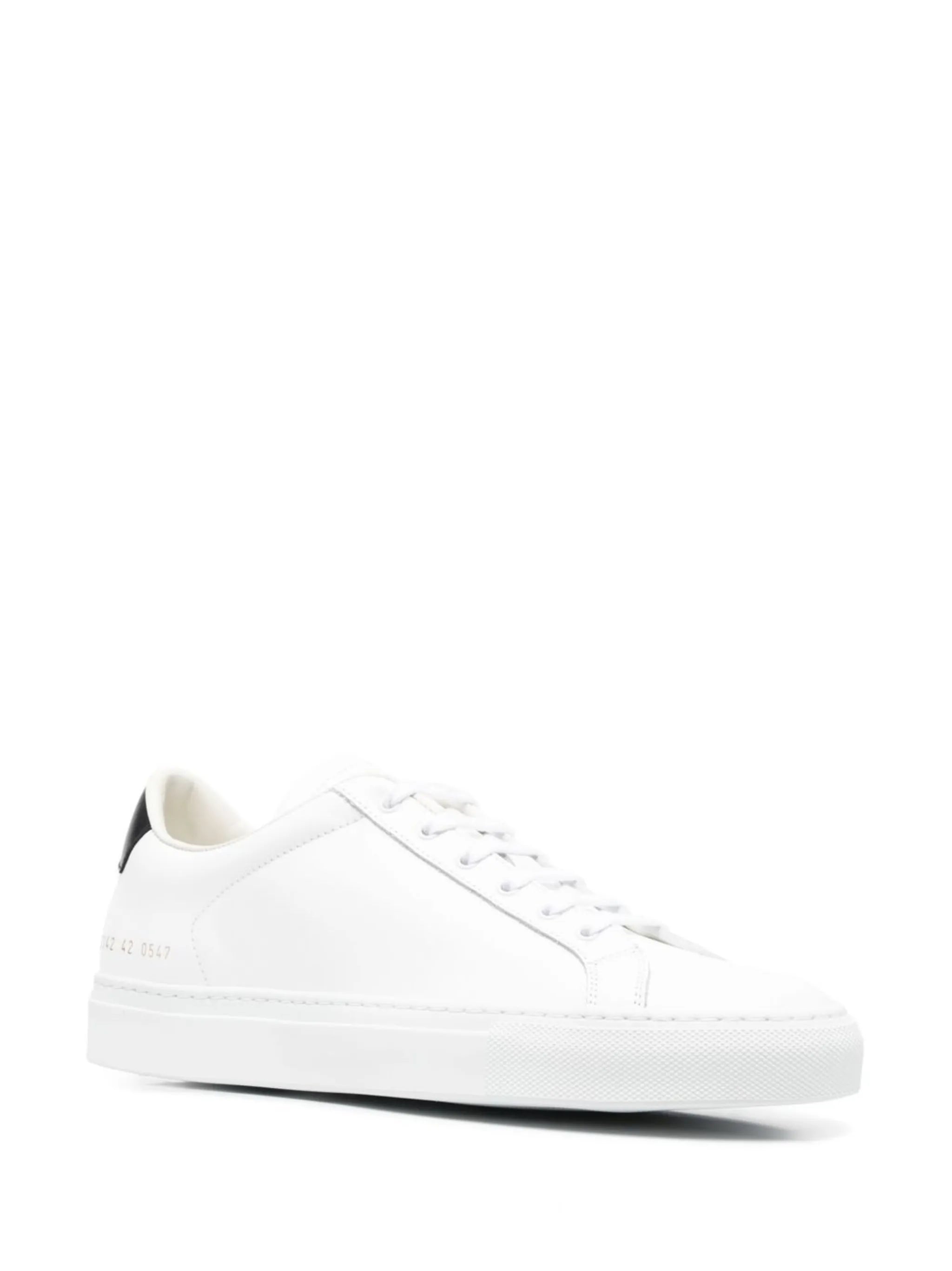 leather low-top sneakers
