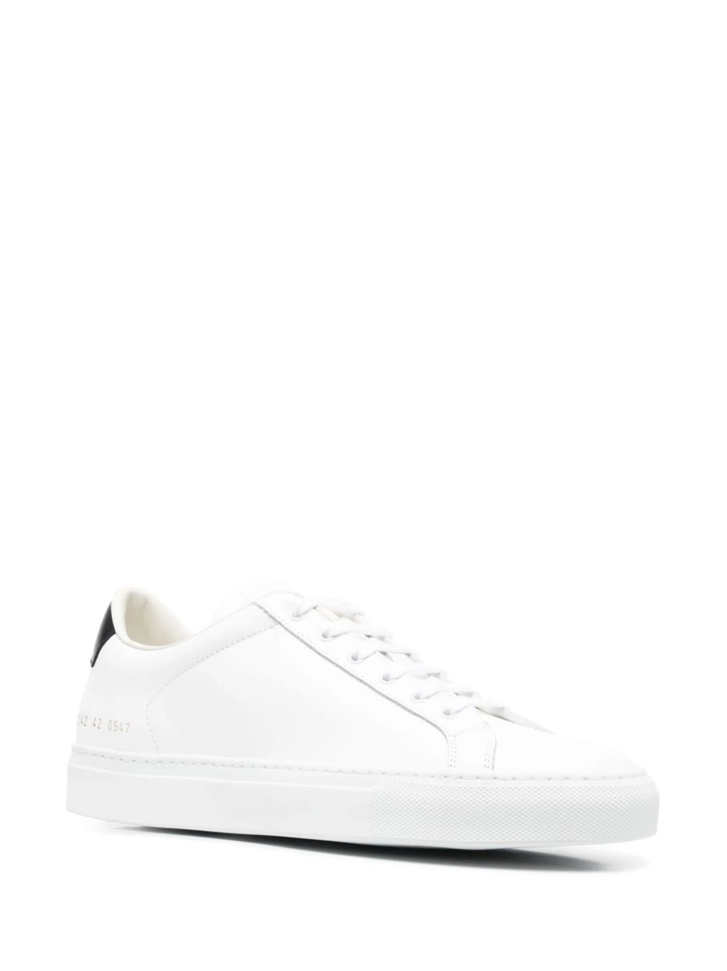 leather low-top sneakers