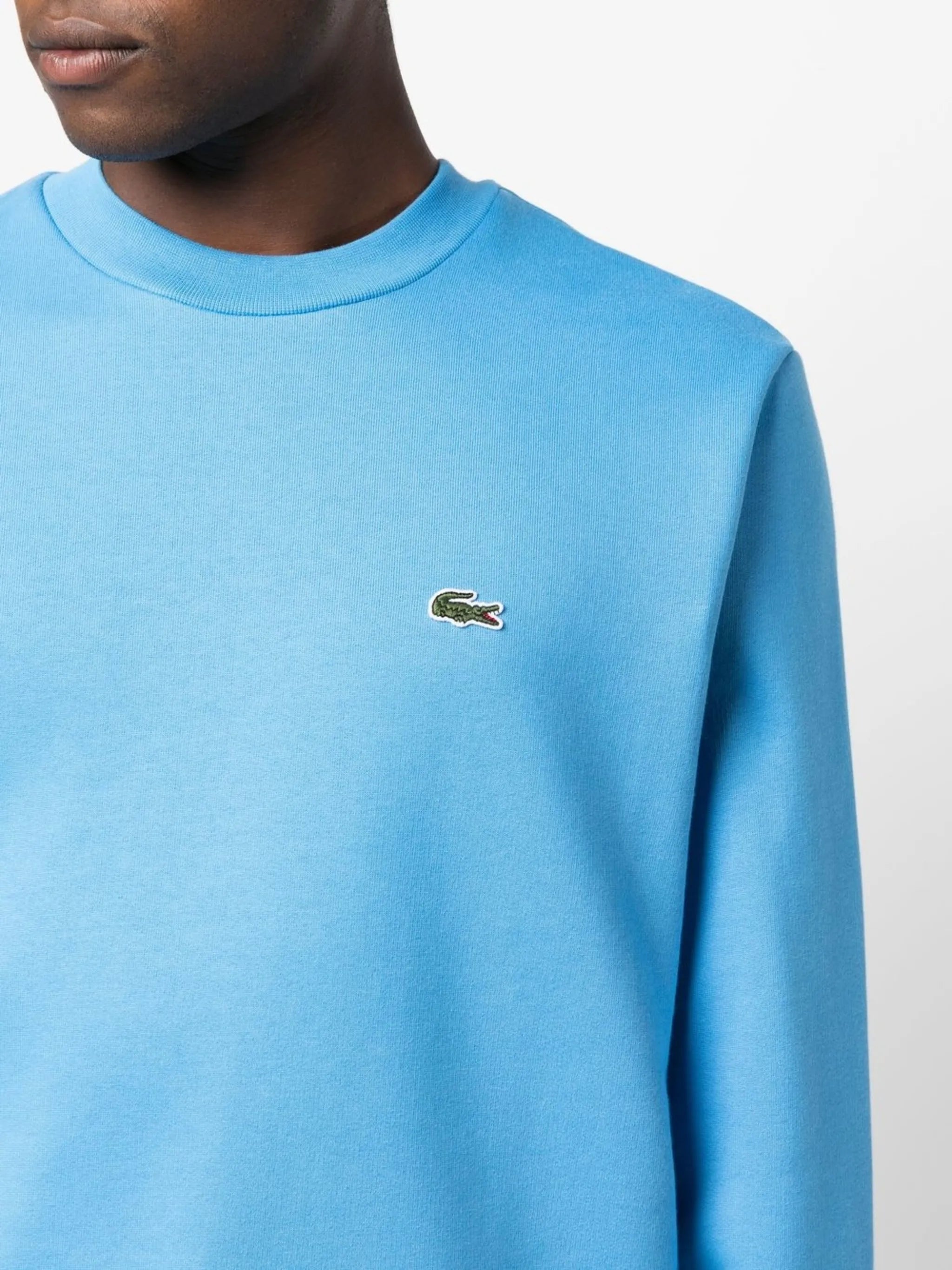 chest logo-patch detail sweatshirt