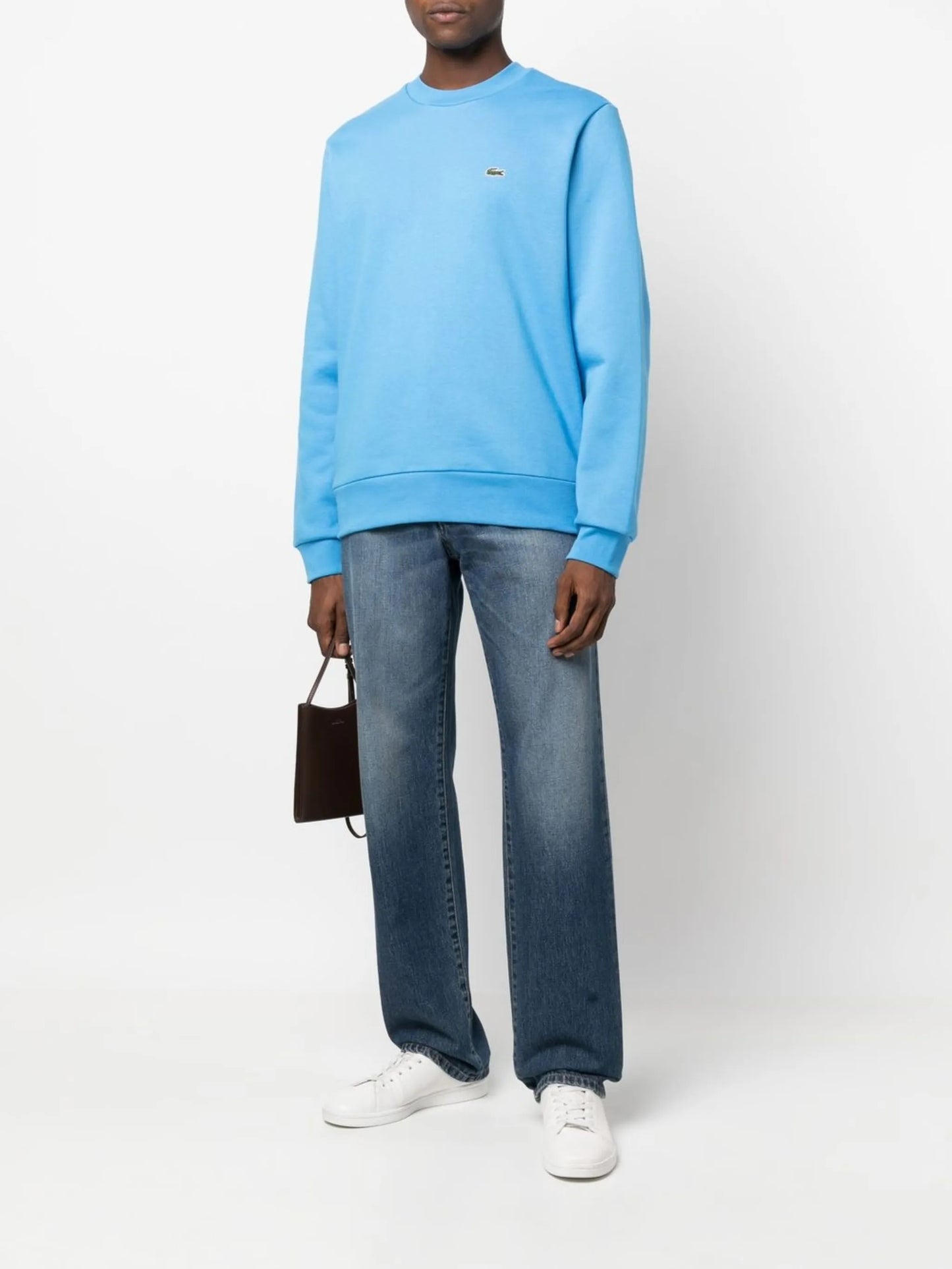 chest logo-patch detail sweatshirt