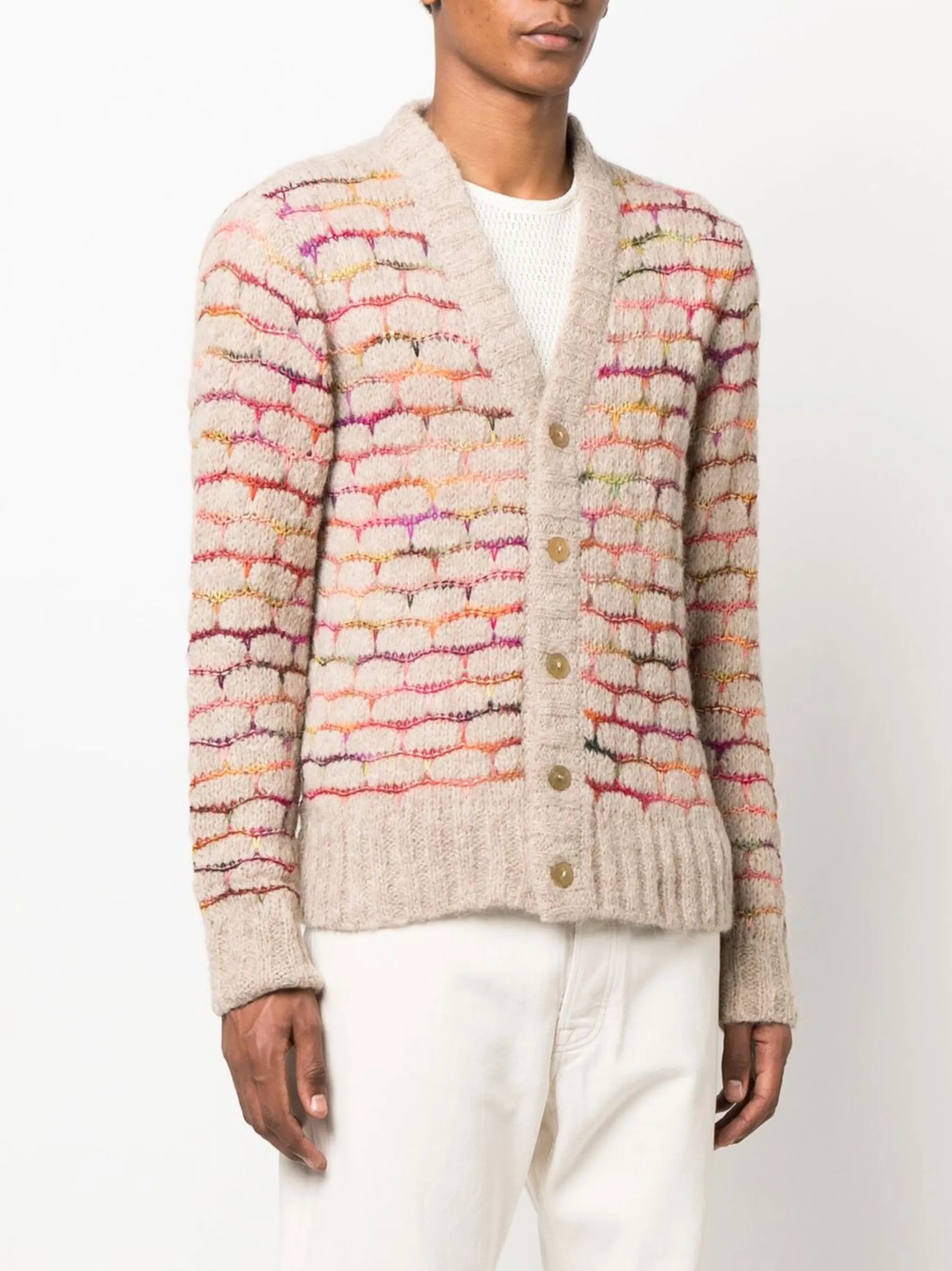 Cloud Spacedye alpaca cardigan