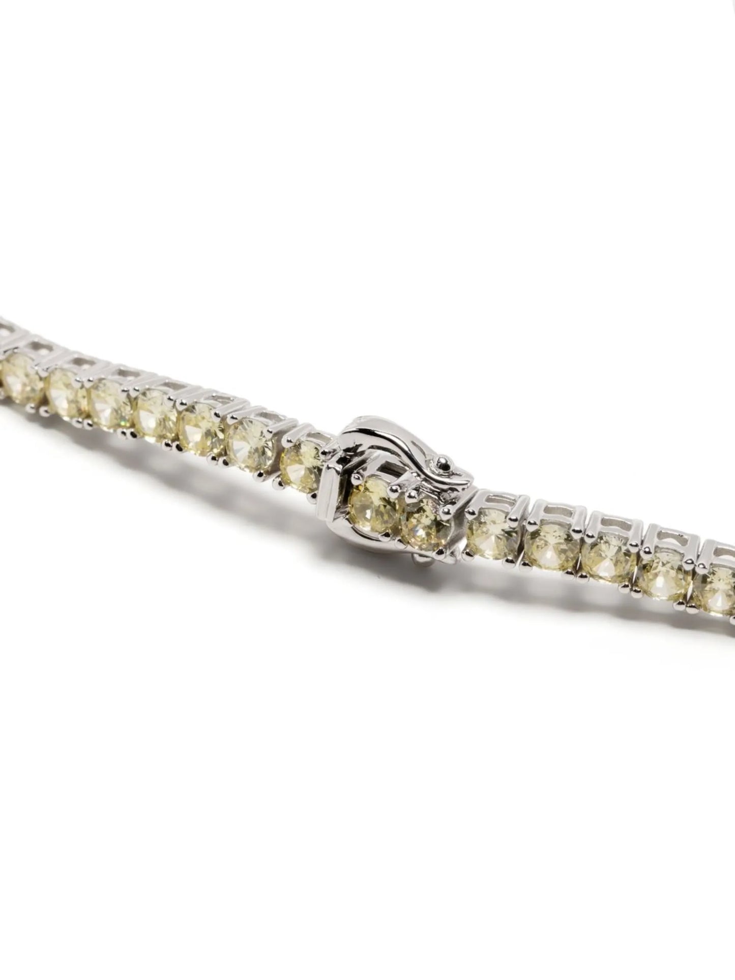 crystal-embellished tennis bracelet