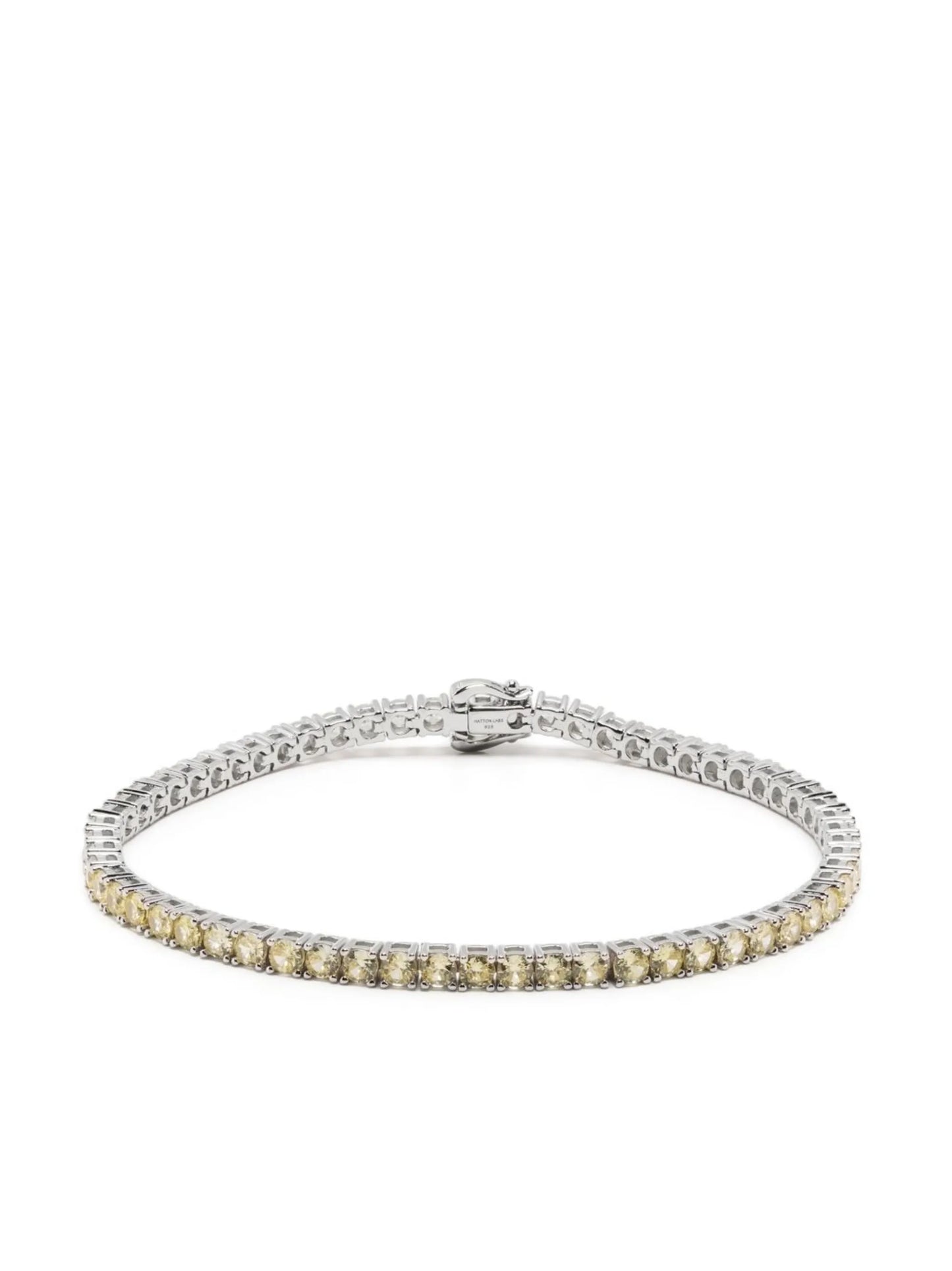 crystal-embellished tennis bracelet