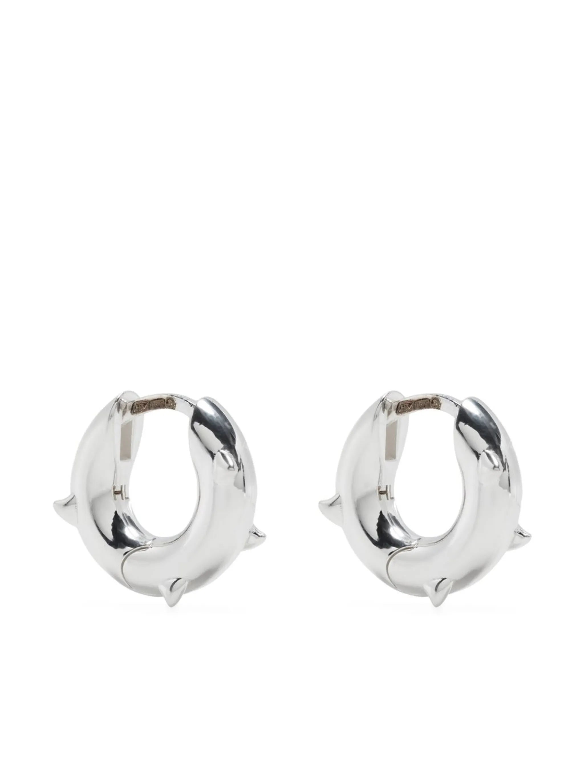 Thorn hoop earrings