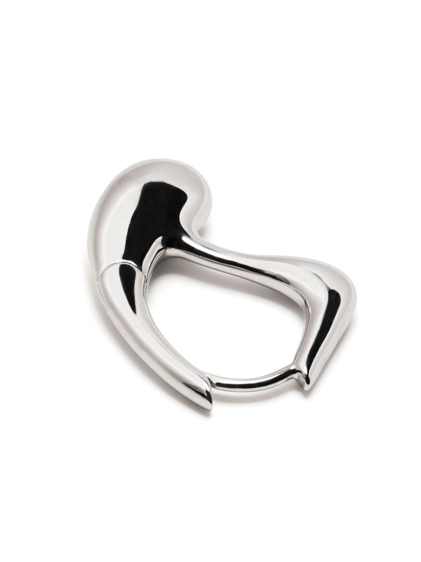 twist-detail single drop earring