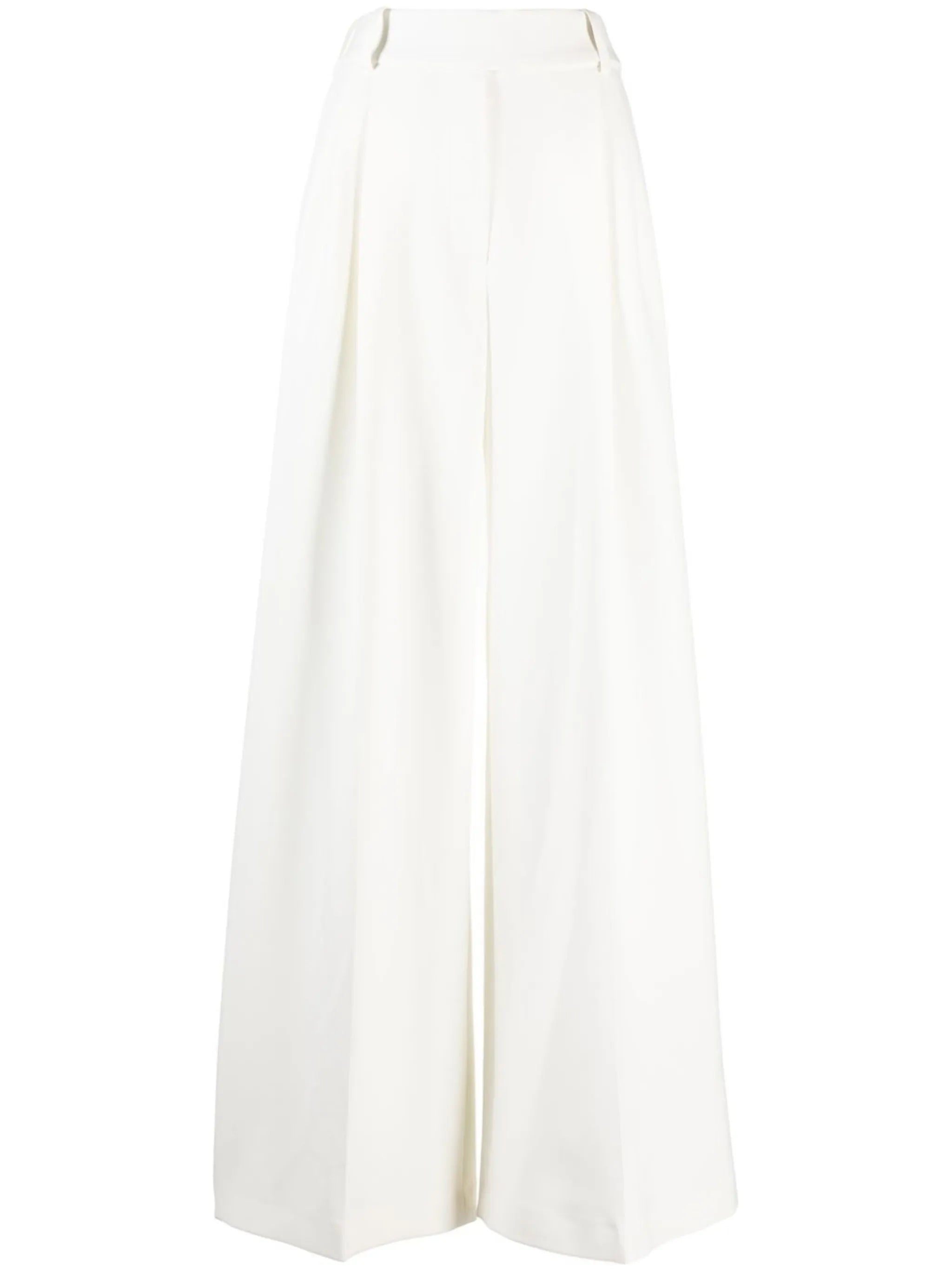 tailored wide-leg trousers