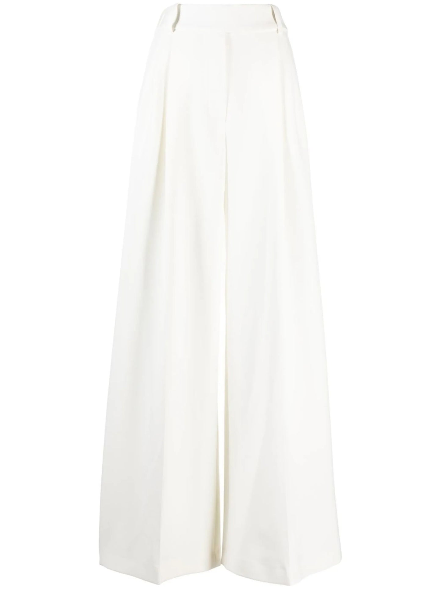 tailored wide-leg trousers