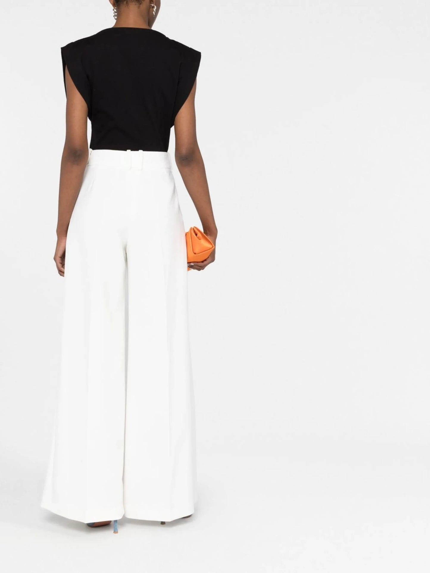 tailored wide-leg trousers