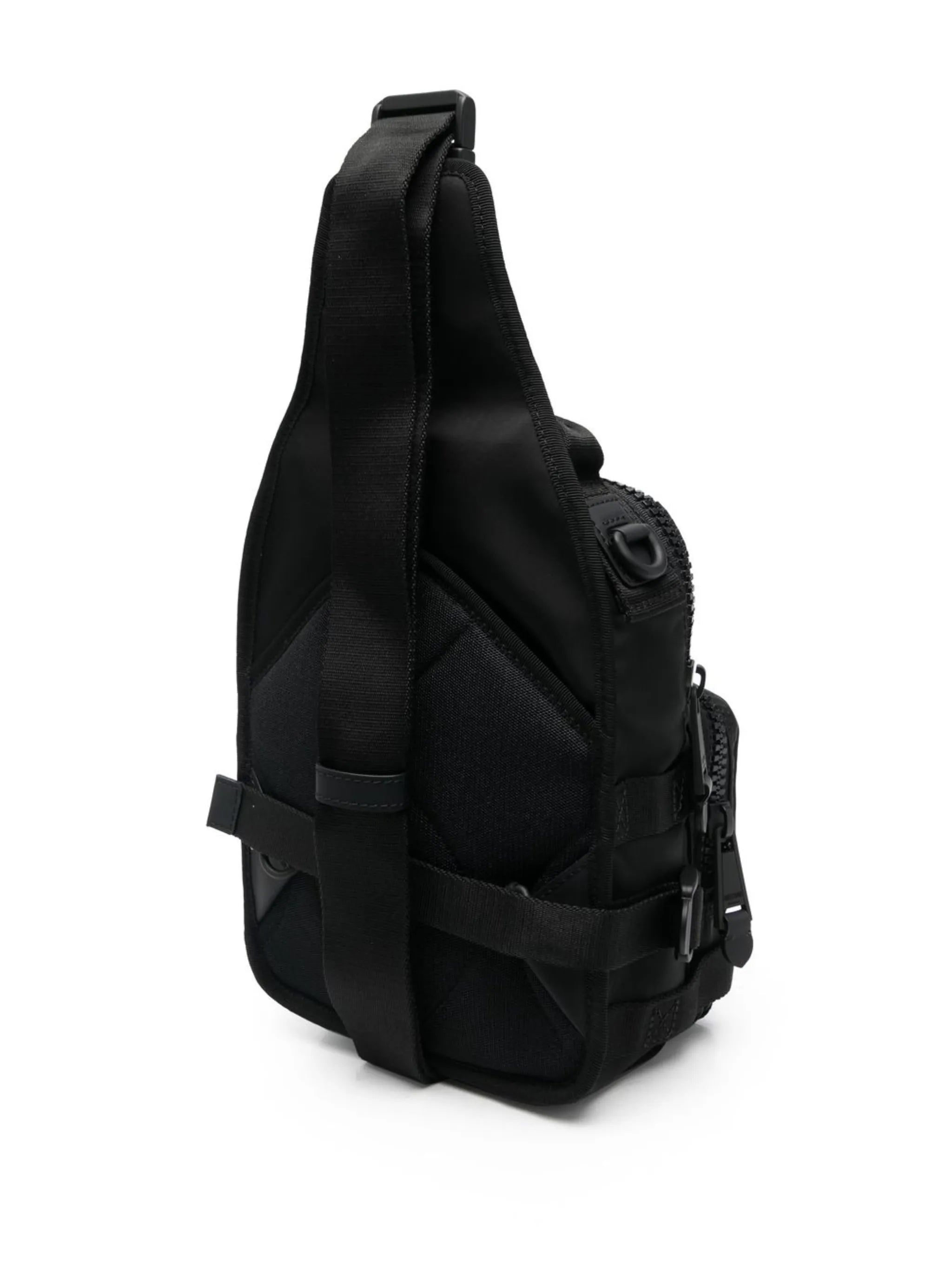 multi-pocket crossbody backpack