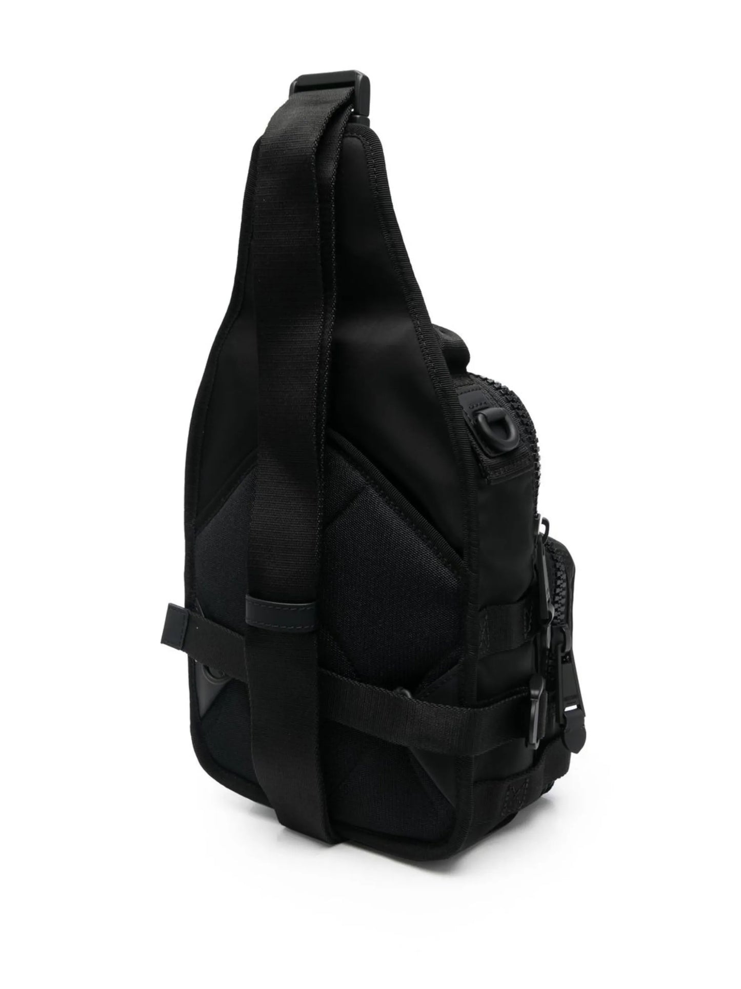 multi-pocket crossbody backpack