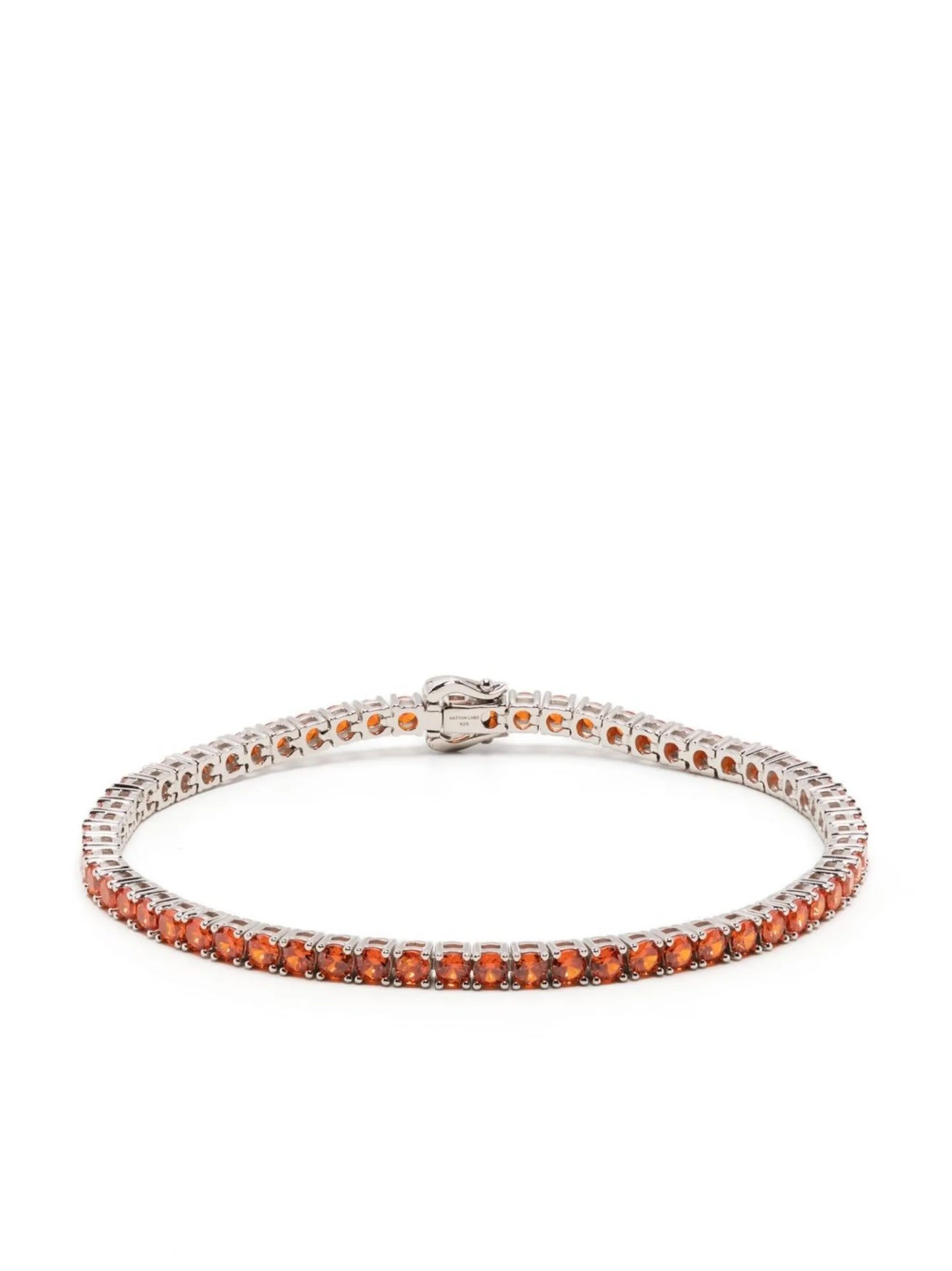 crystal-embellished tennis bracelet