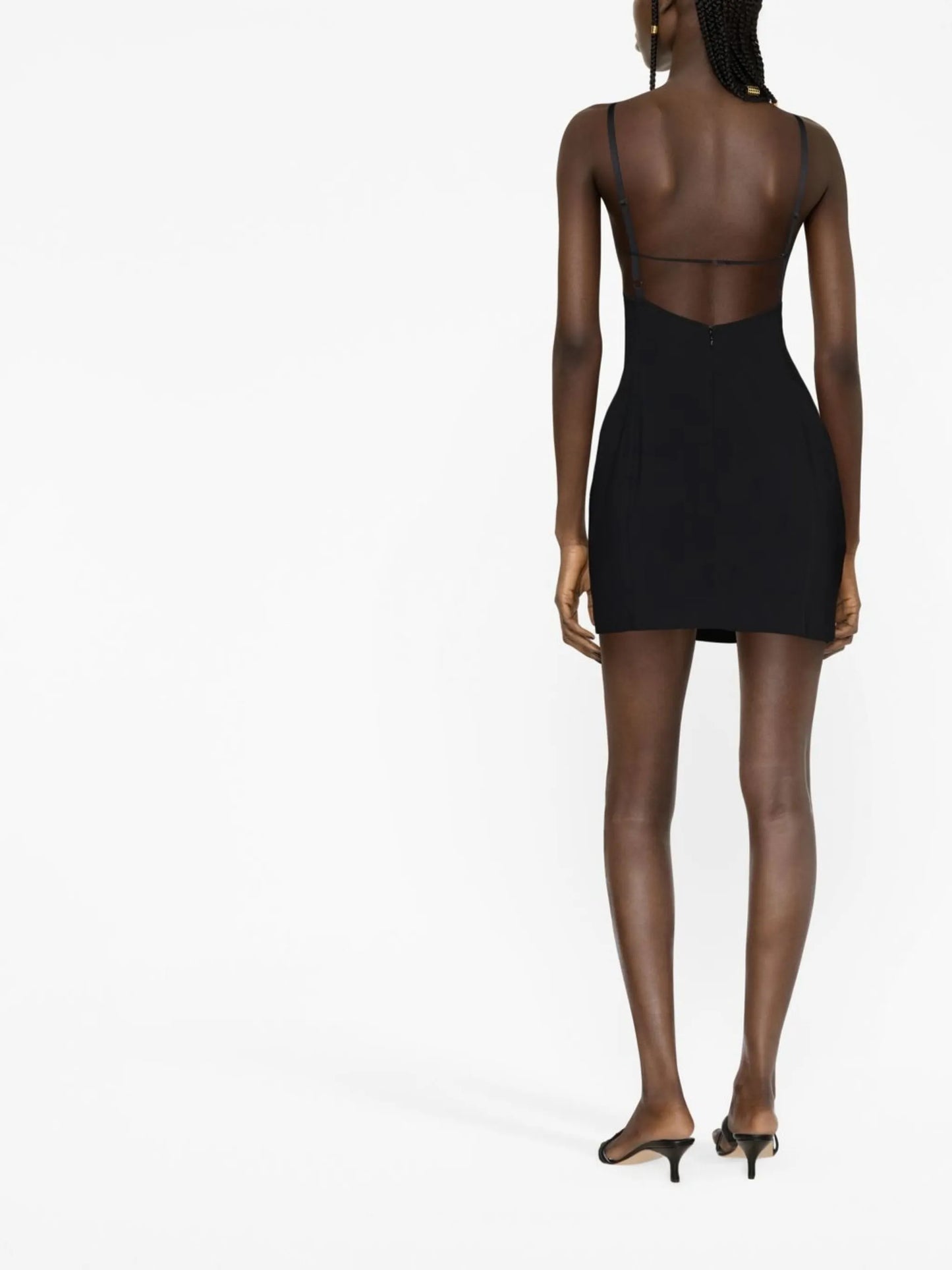 cut-out sleeveless mini dress