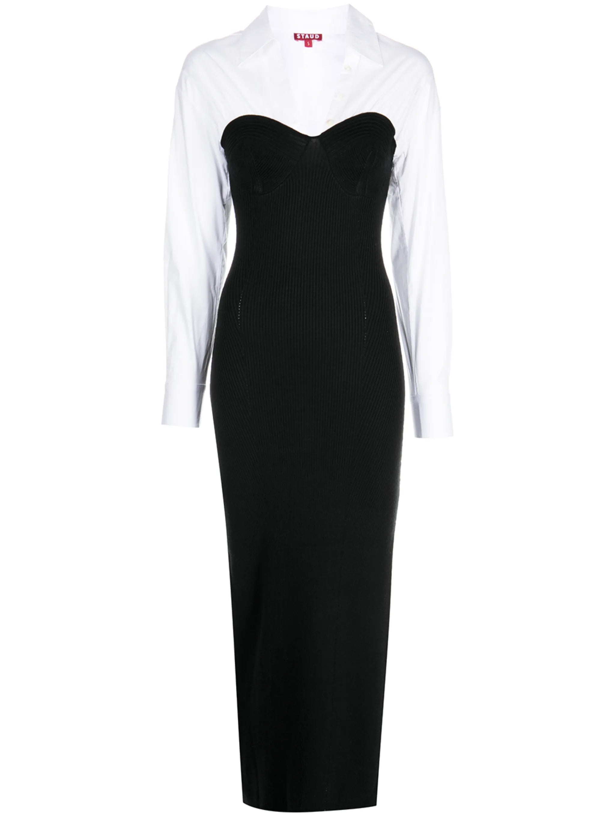 Hazel ribbed-knit maxi dress