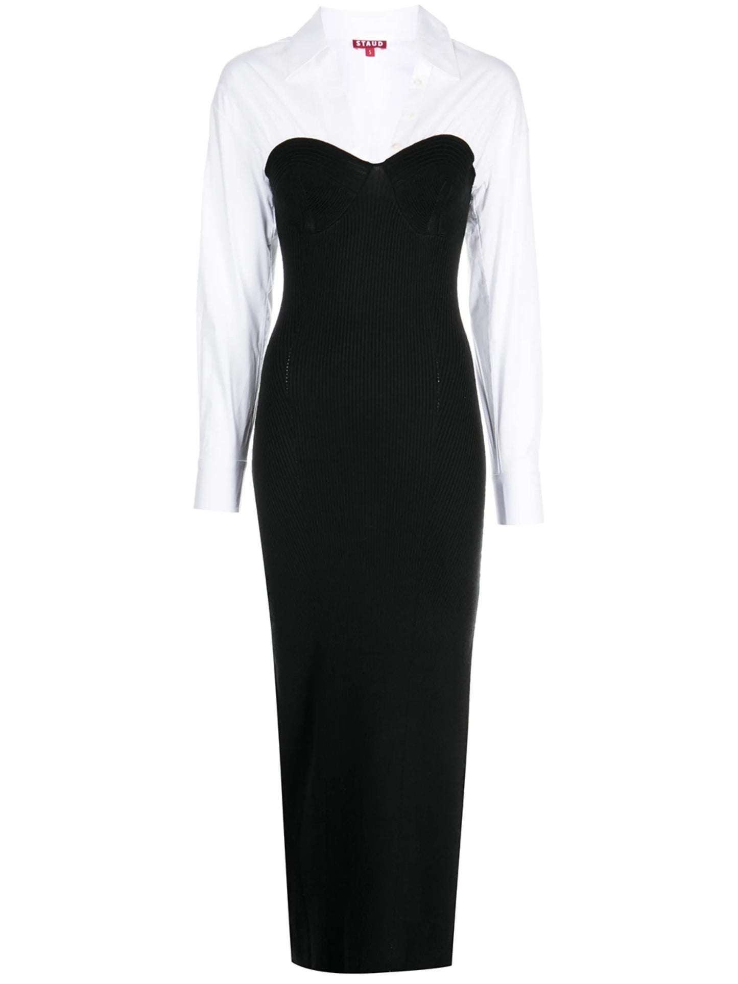 Hazel ribbed-knit maxi dress