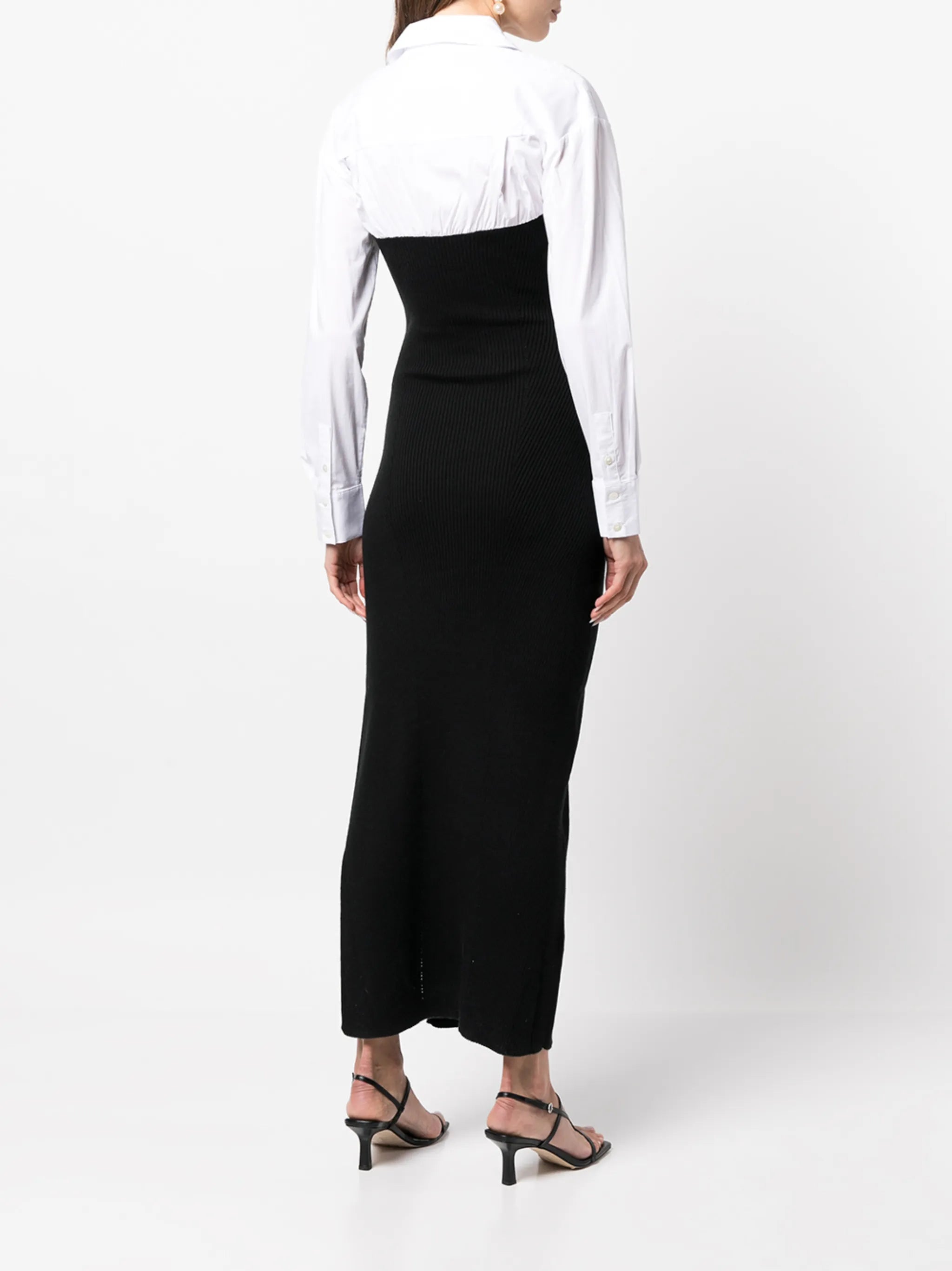 Hazel ribbed-knit maxi dress