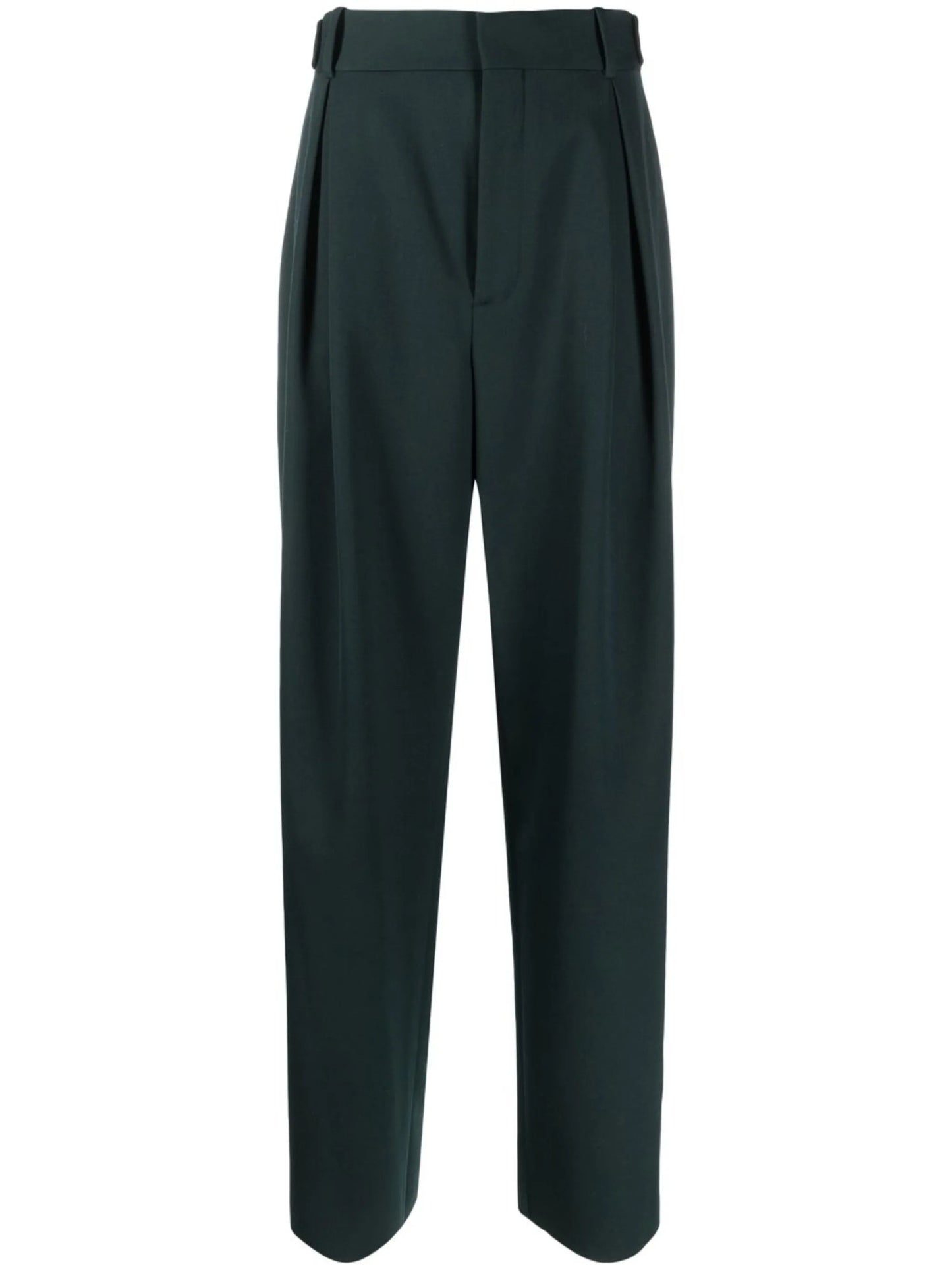 paperbag waist tapered trousers