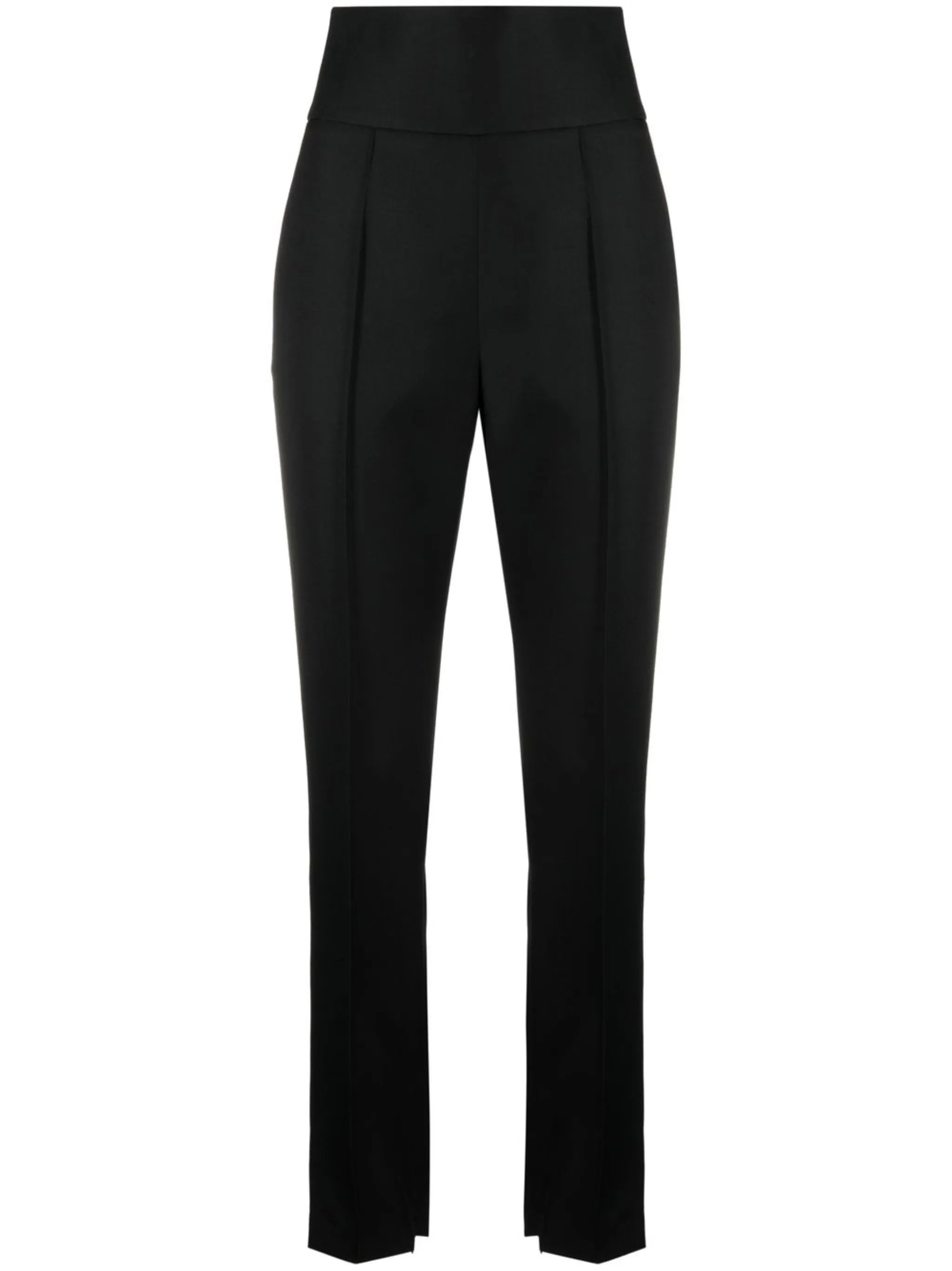 high-waist tailored trousers