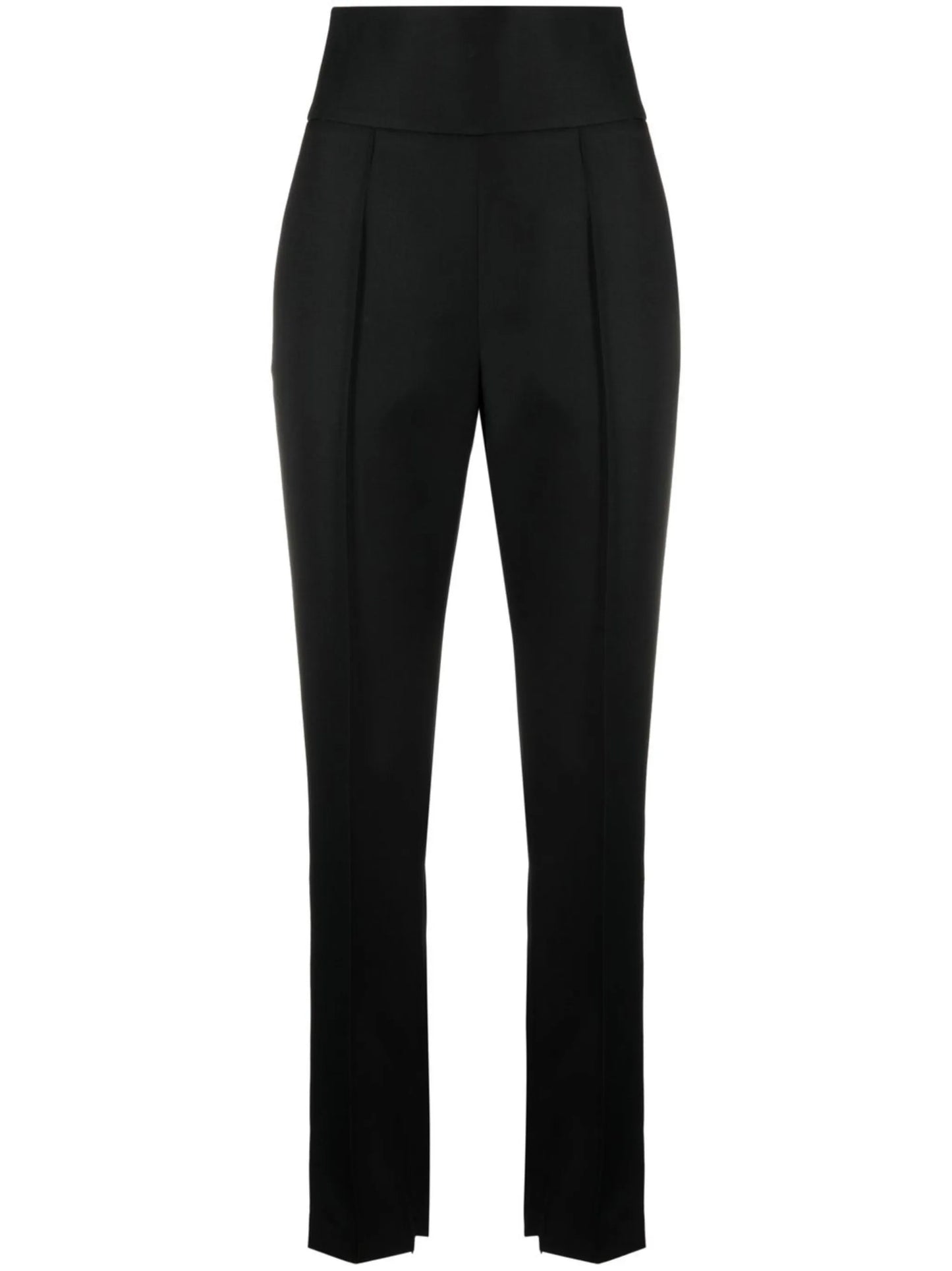 high-waist tailored trousers