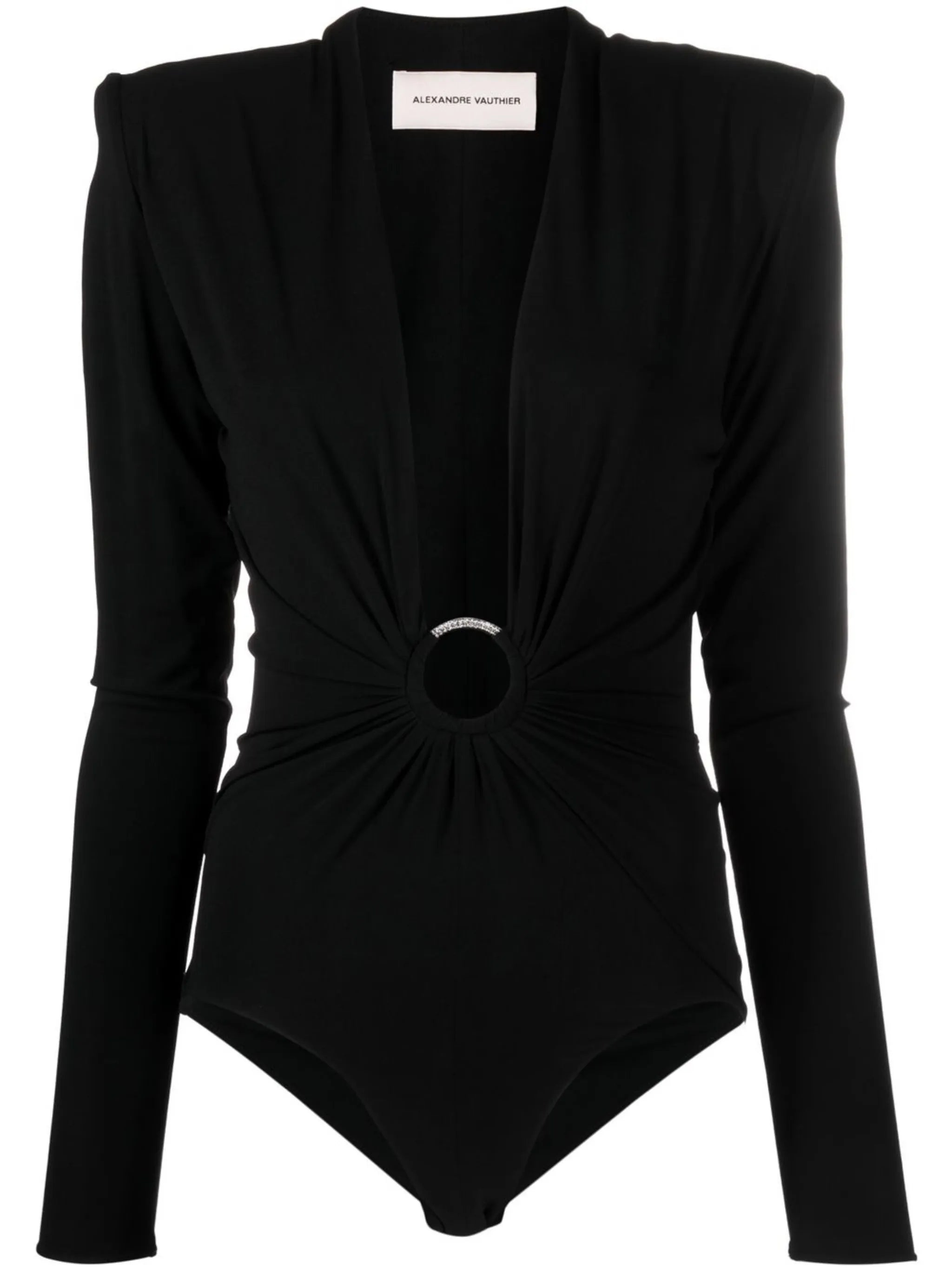 hoop-detail bodysuit