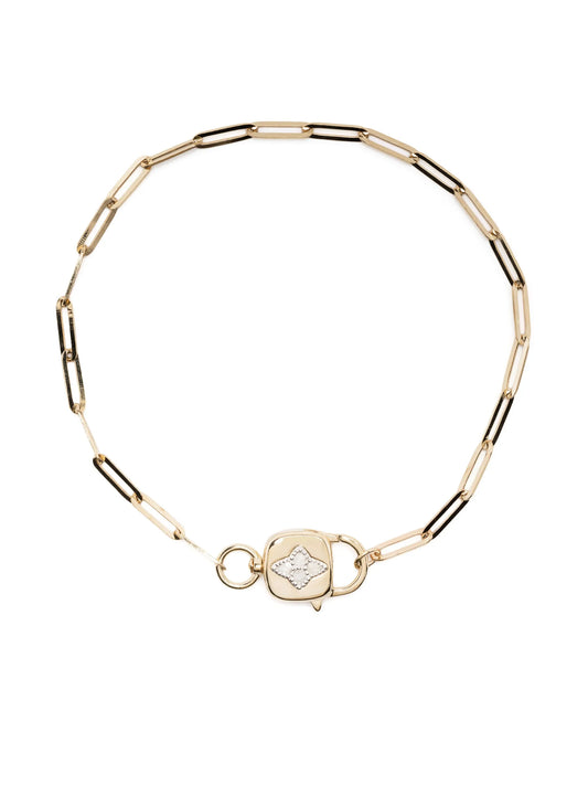 9kt yellow gold Louise diamond bracelet