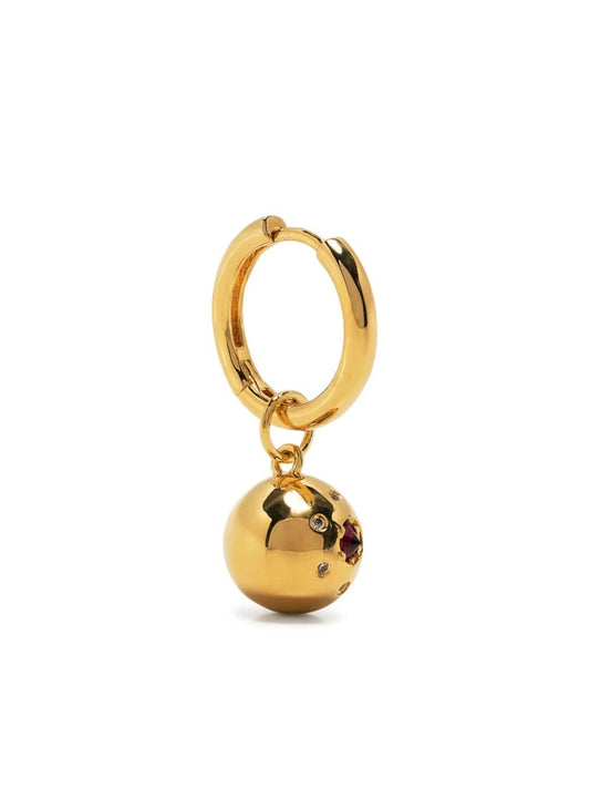 Titillate gold-plated drop earring