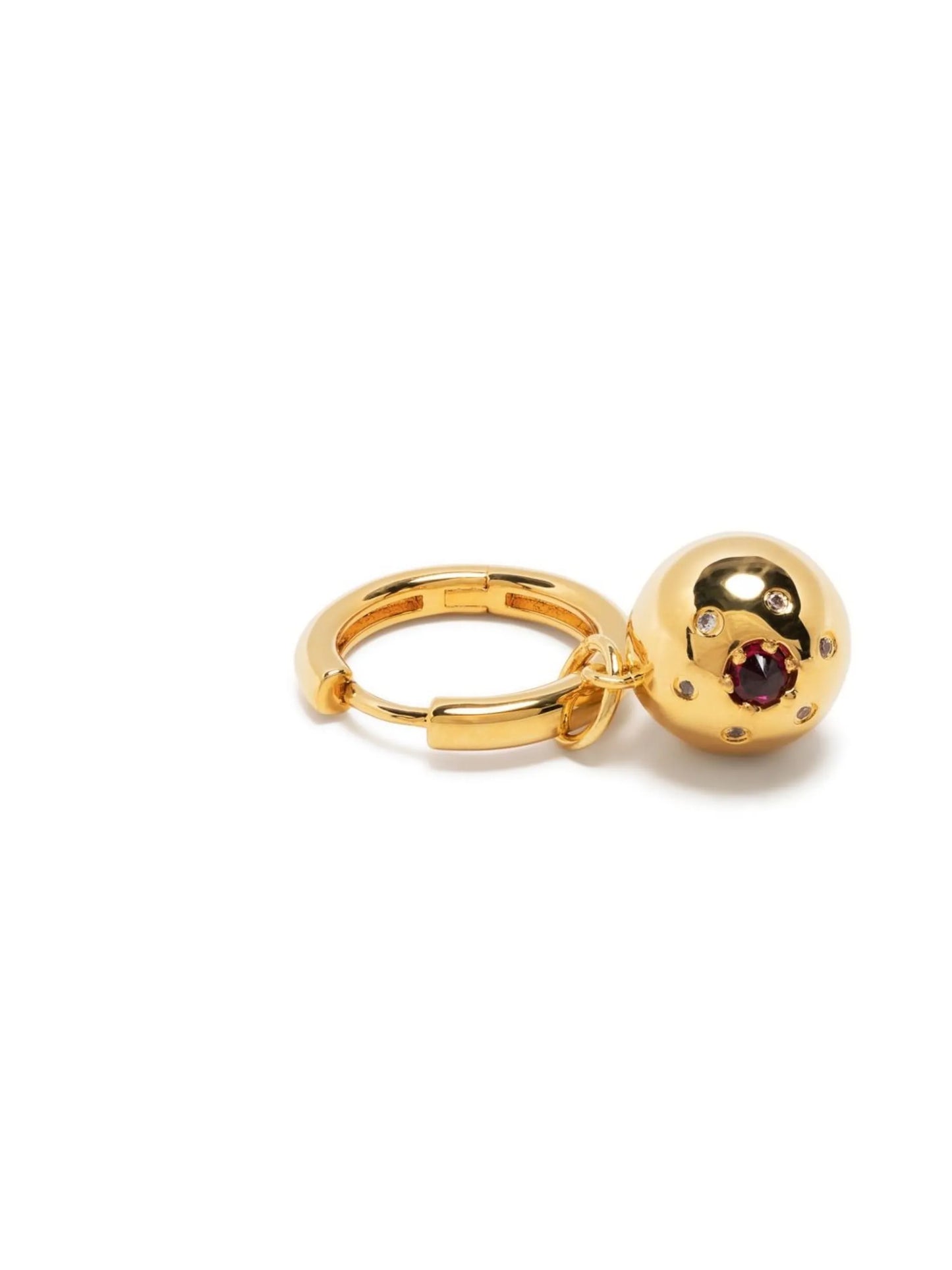 Titillate gold-plated drop earring