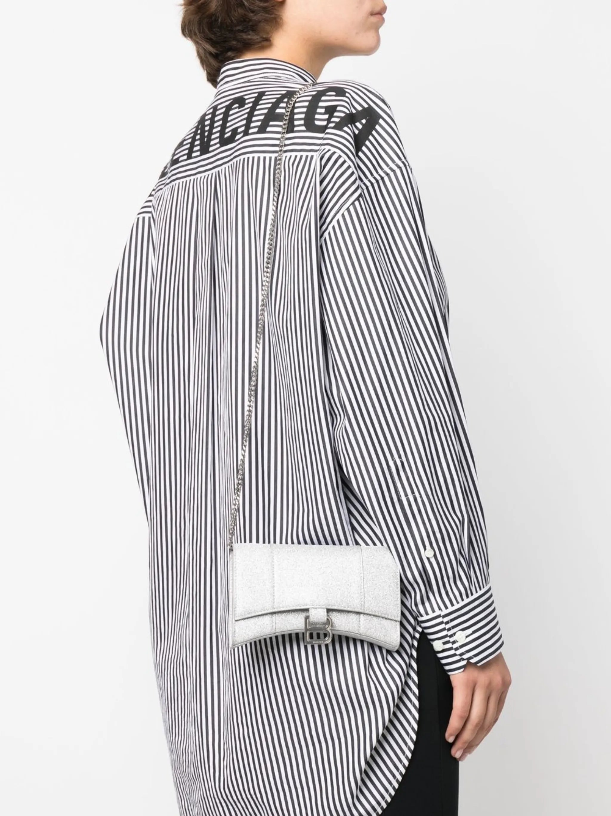 XS Hourglass wallet shoulder bag