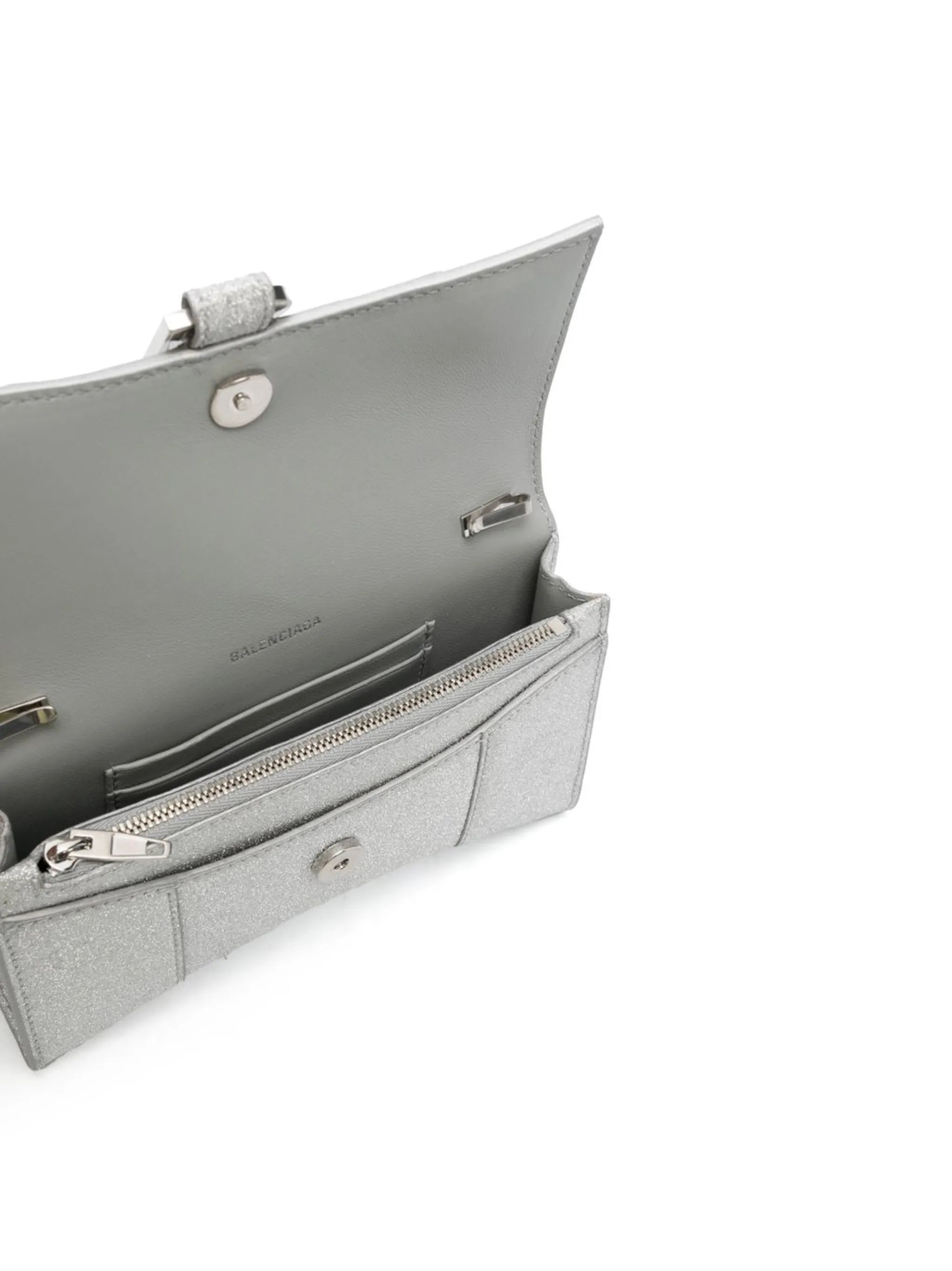 XS Hourglass wallet shoulder bag