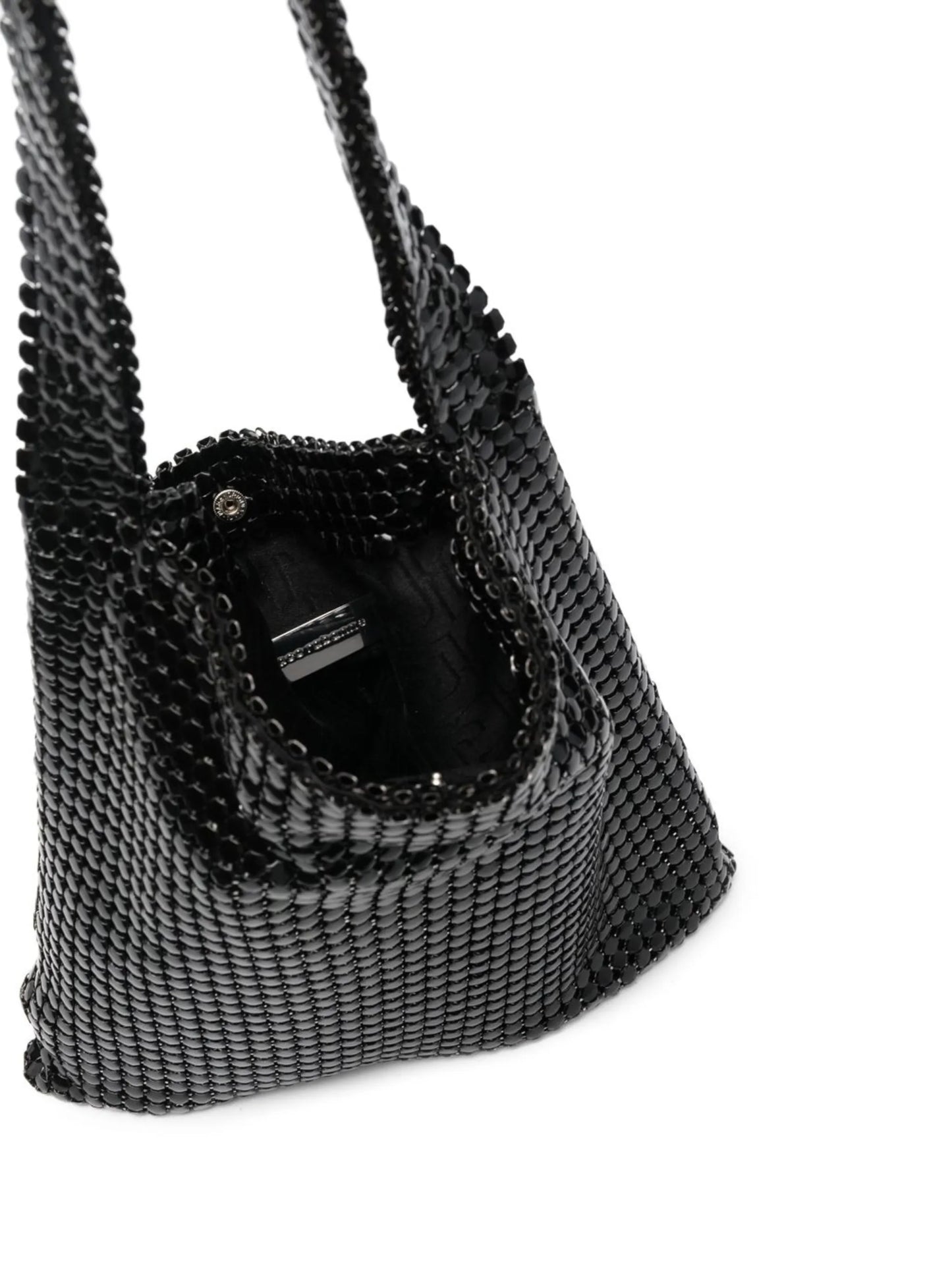 Pixel chainmail tote bag