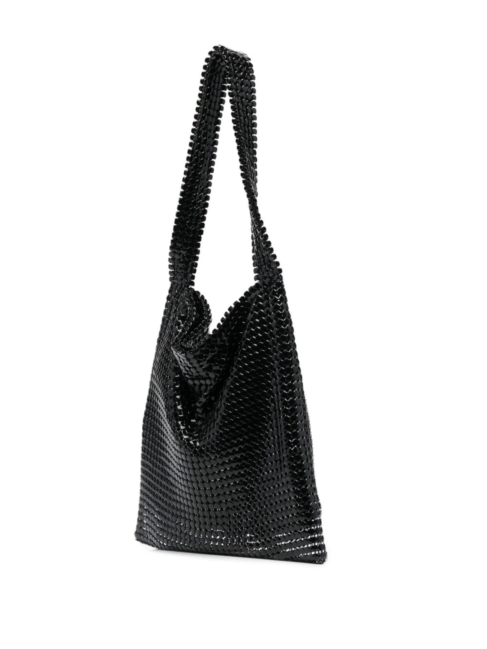 Pixel chainmail tote bag