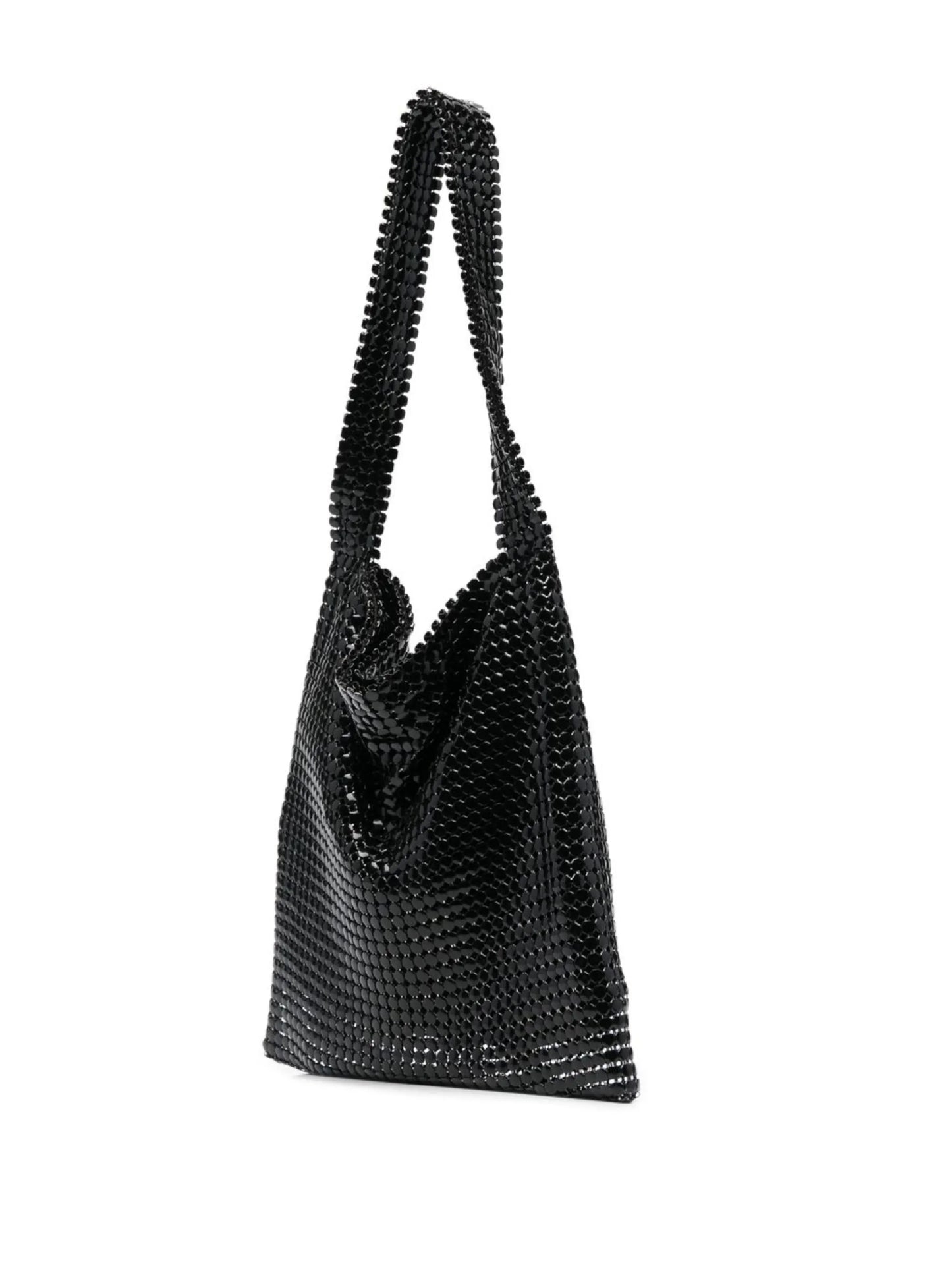 Pixel chainmail tote bag