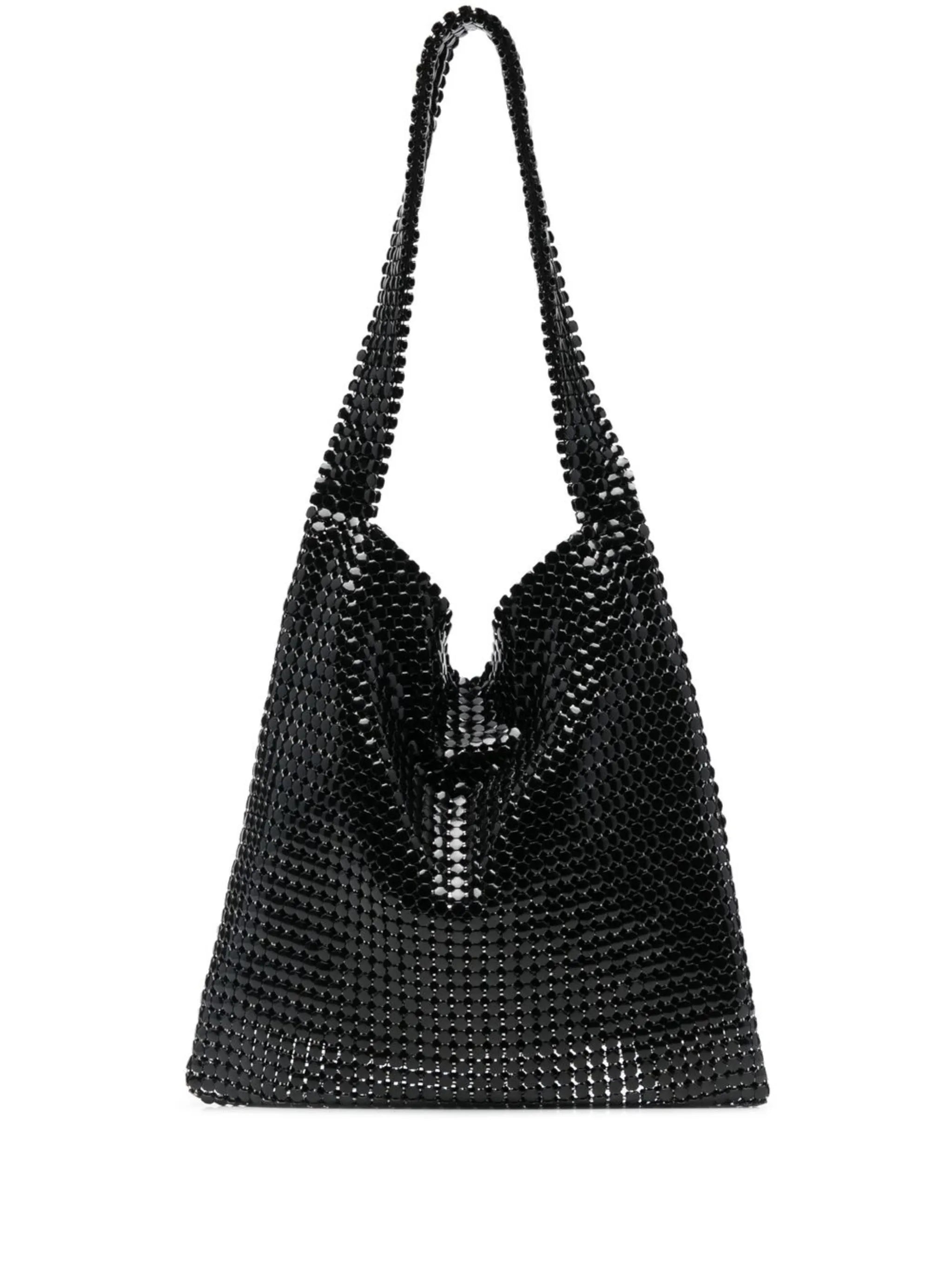 Pixel chainmail tote bag