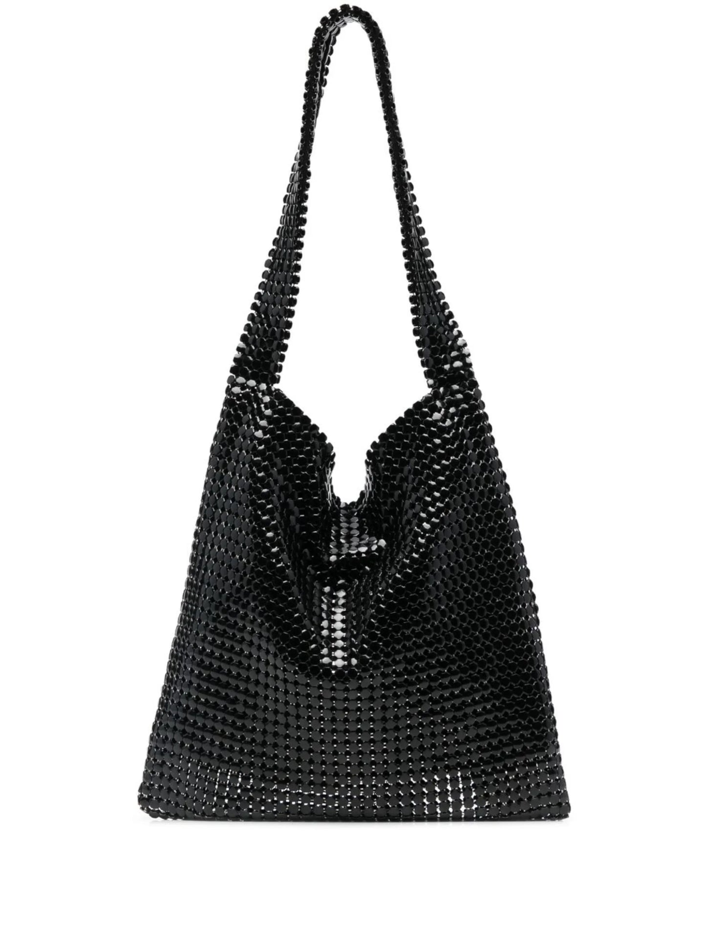 Pixel chainmail tote bag