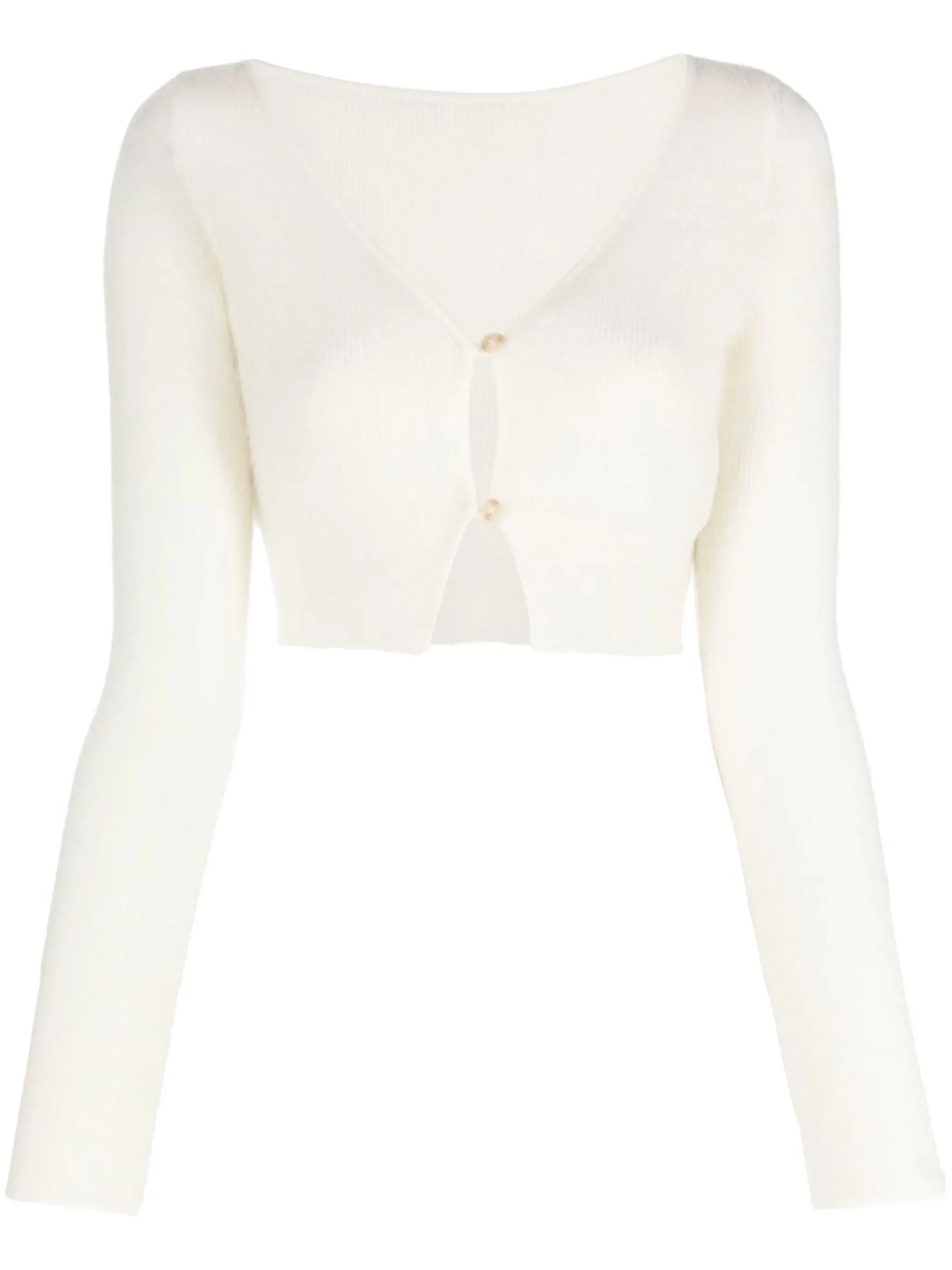 Alzou knitted cropped cardigan