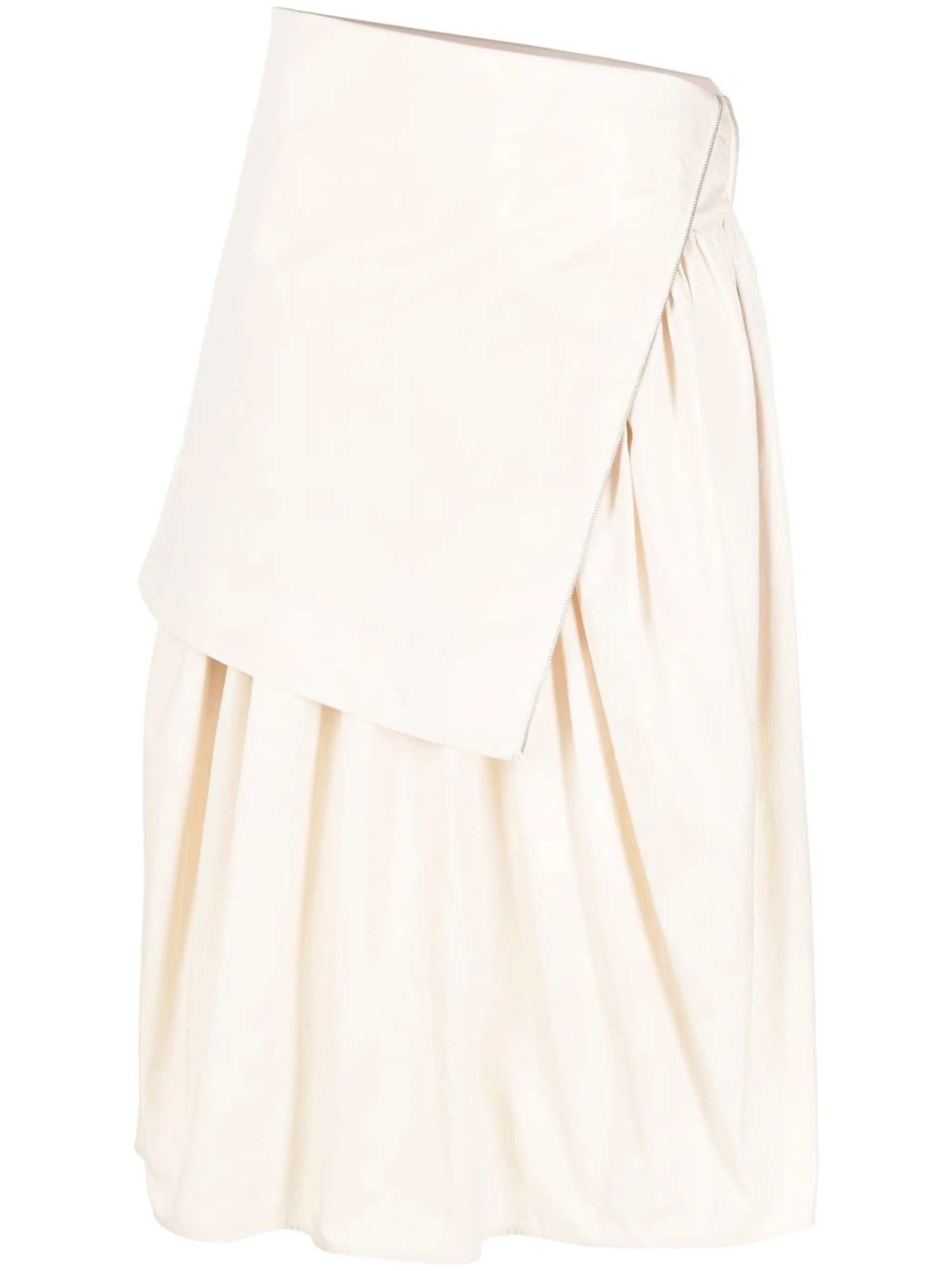 Bustier high-waist midi skirt