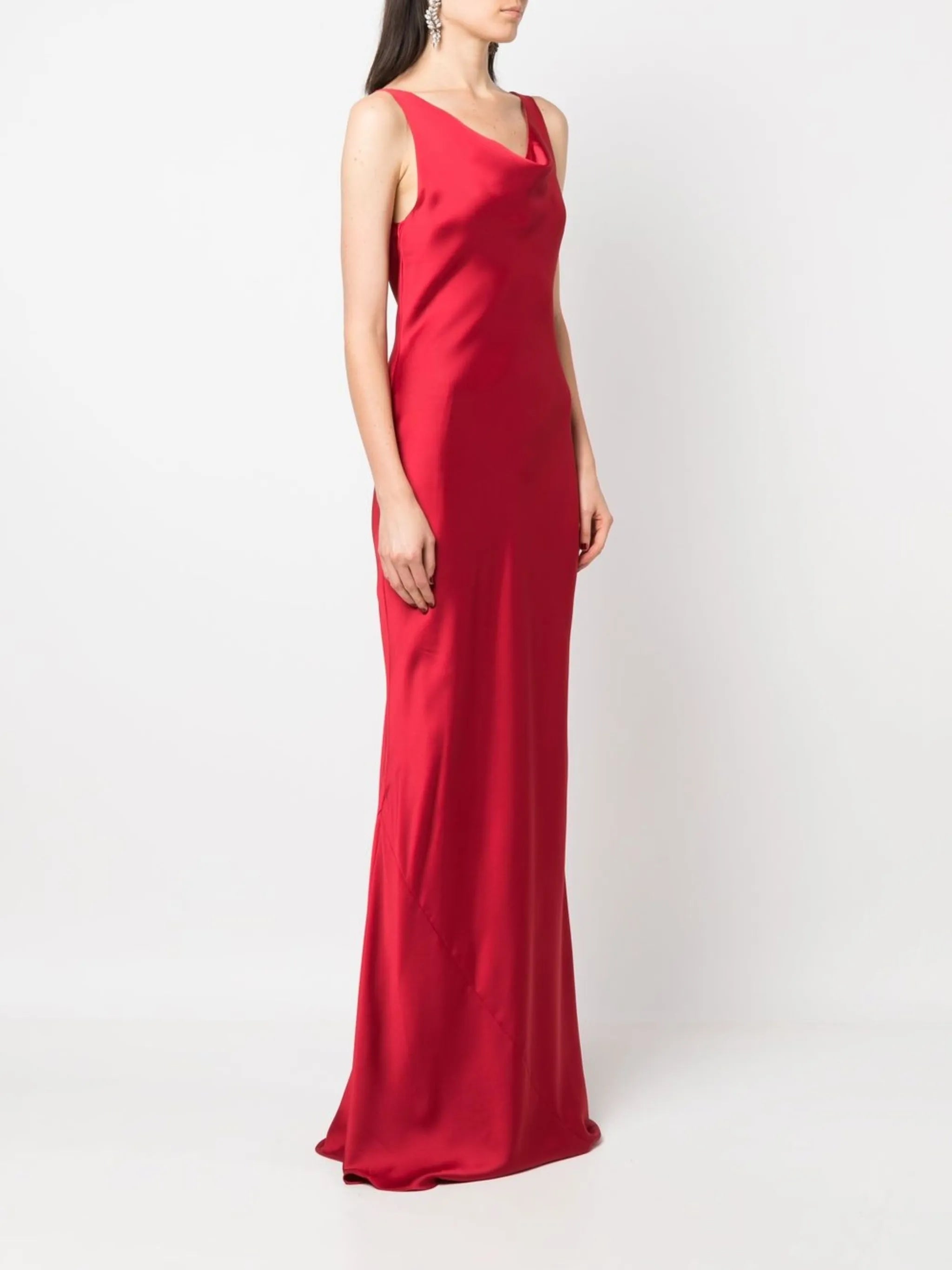 Maria cowl-neck gown