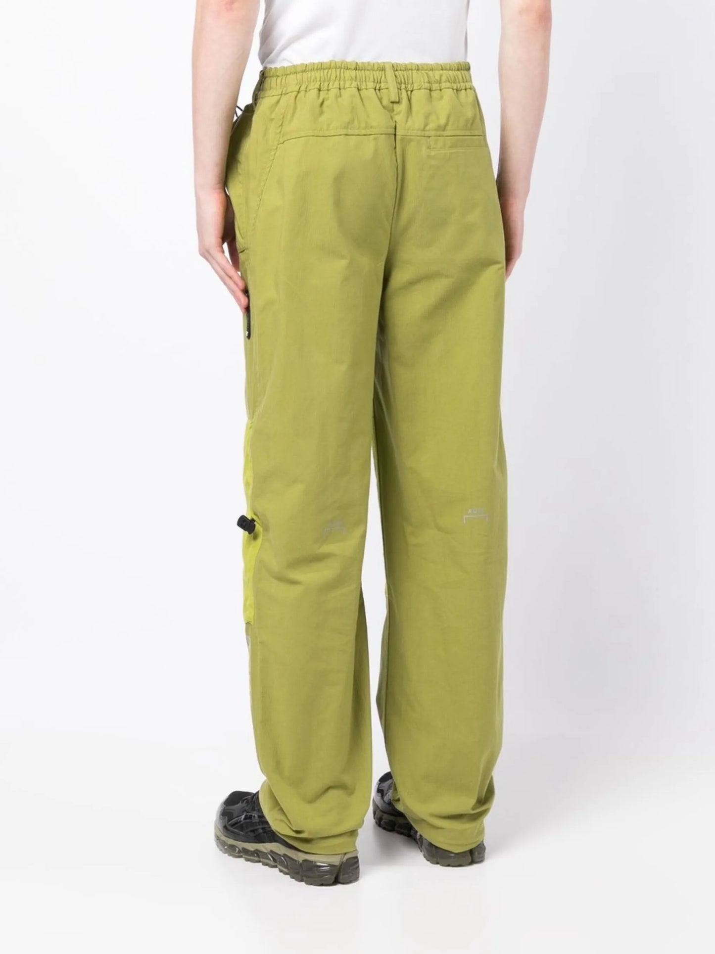 contrast-panel cargo trousers