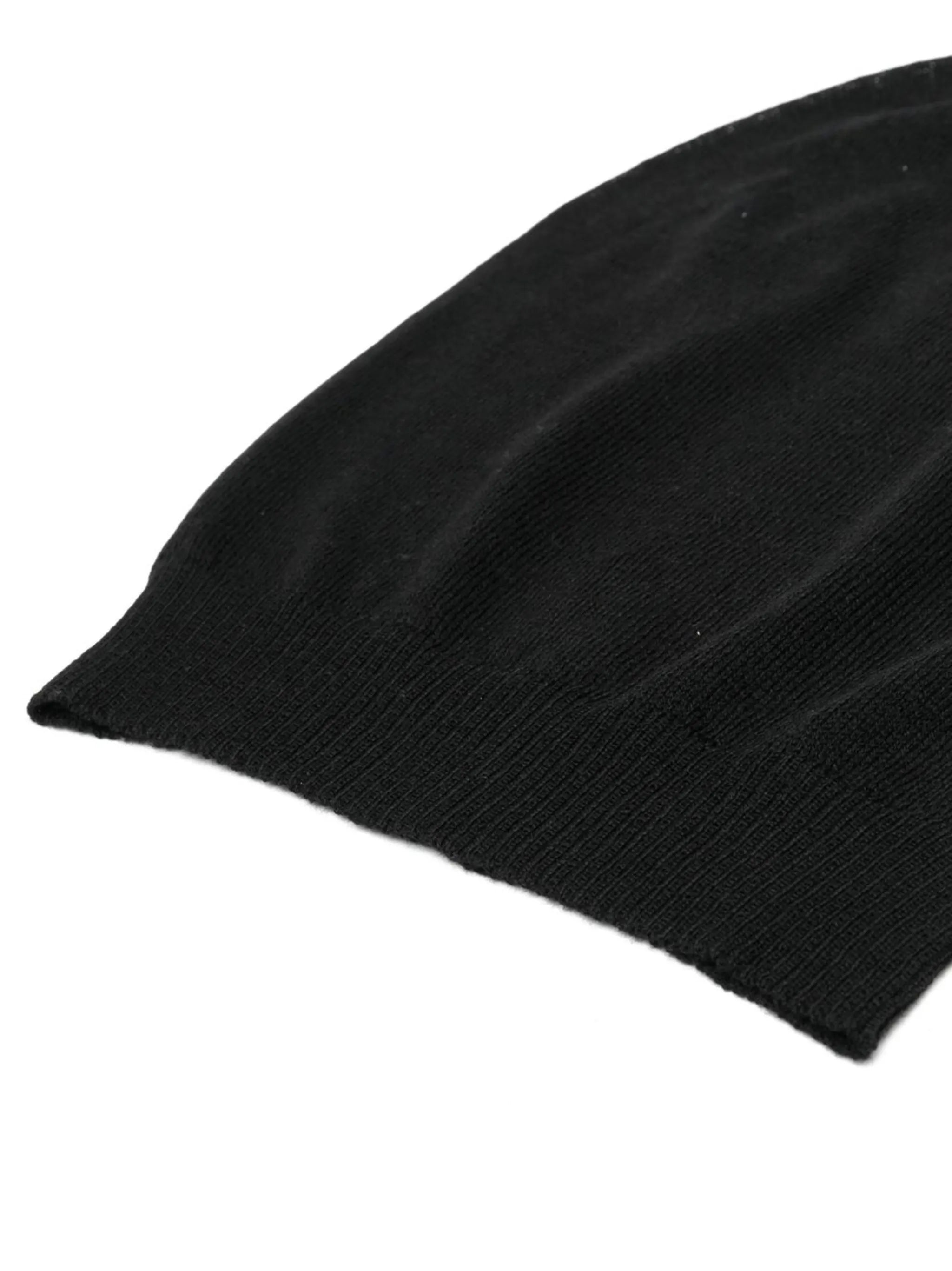 virgin-wool knitted beanie