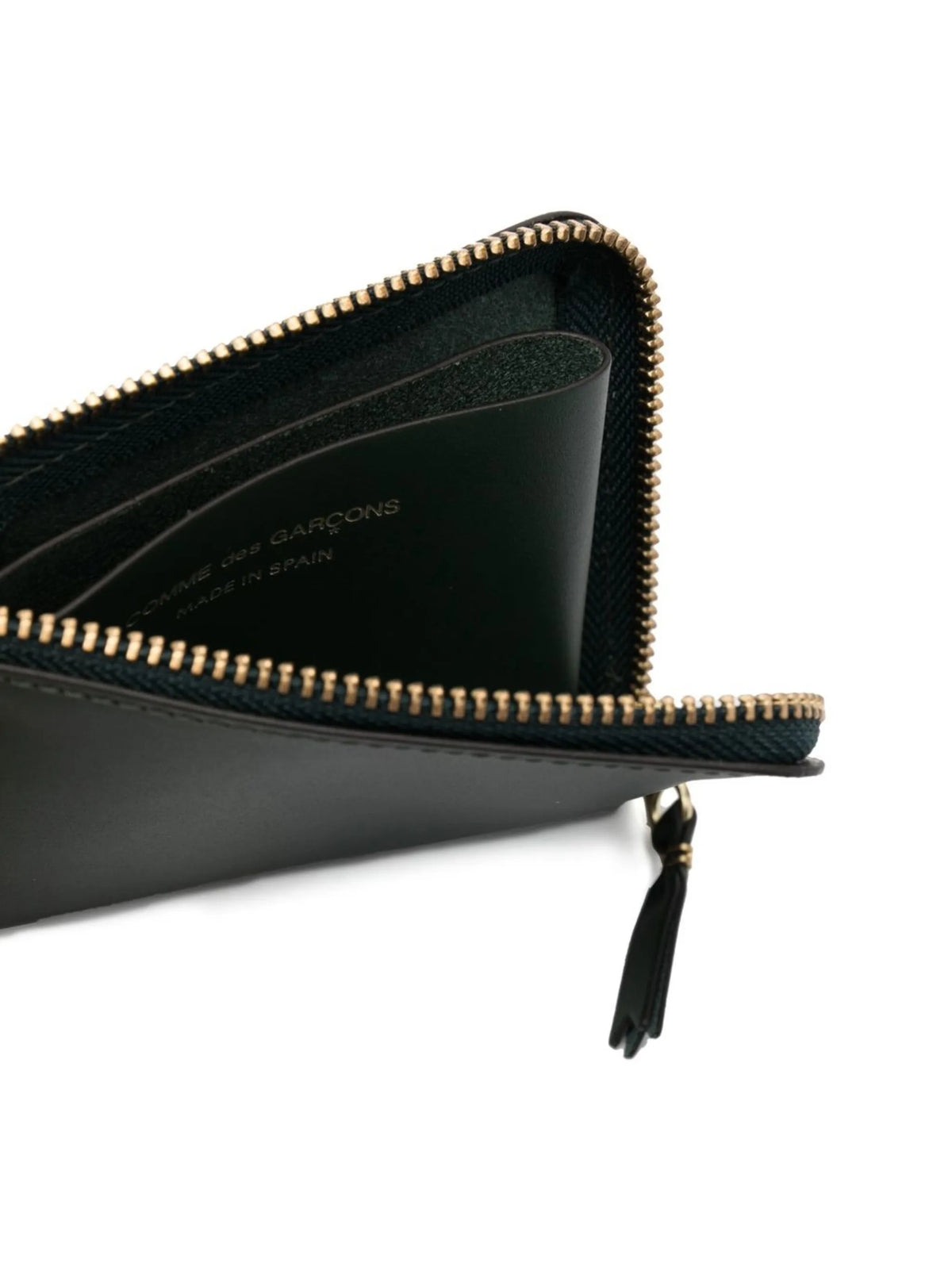 leather zipped wallet