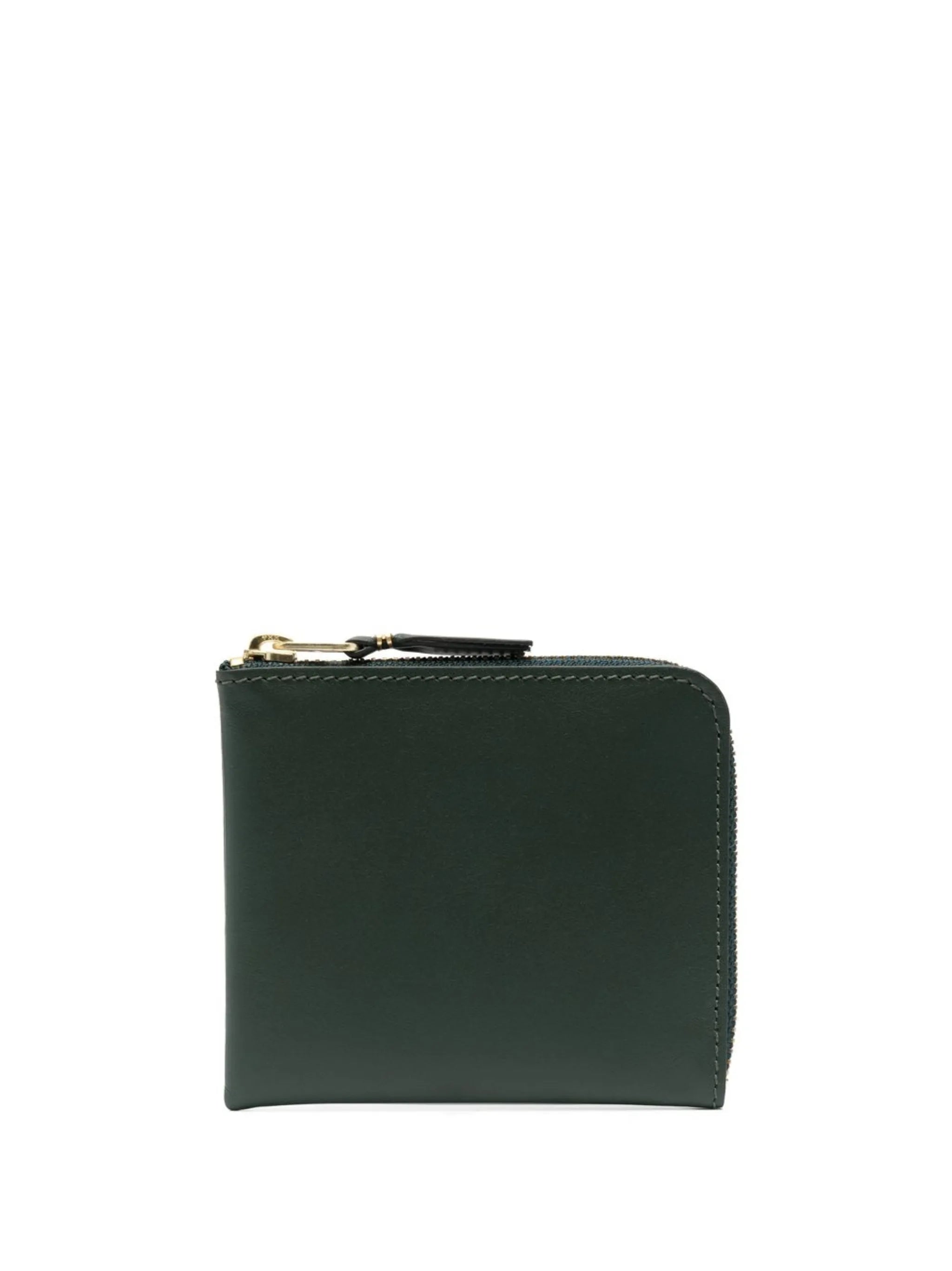 leather zipped wallet