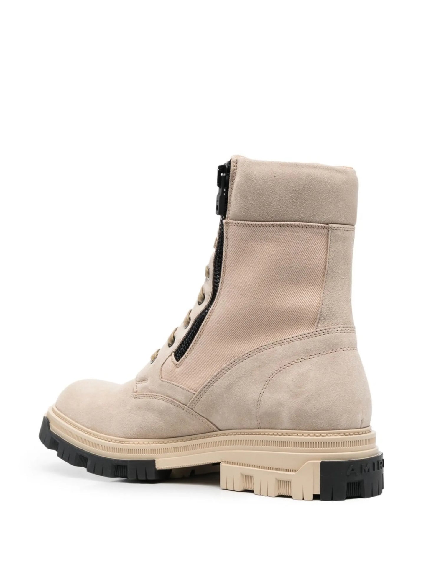 logo lace-up boots