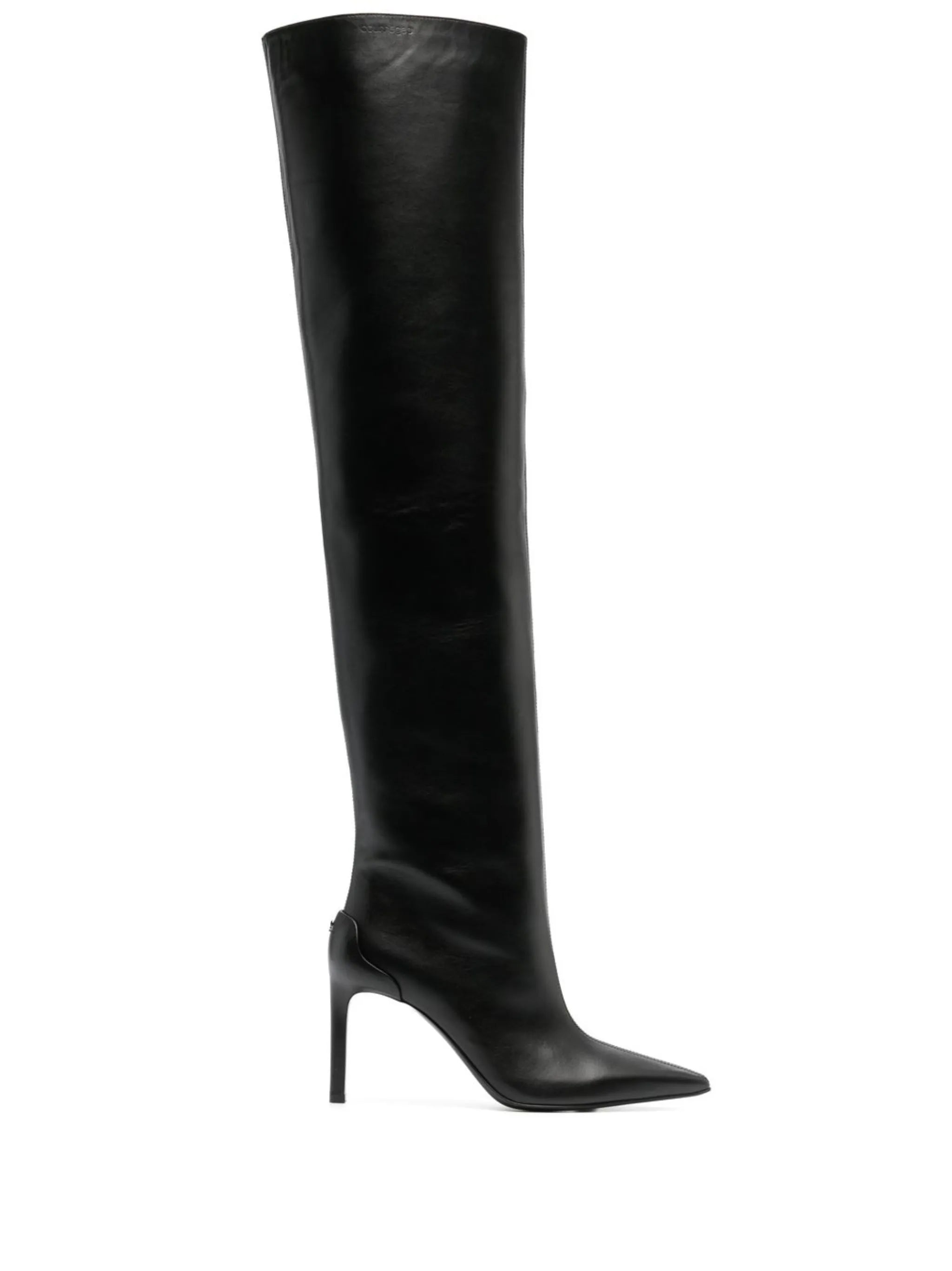pointed-toe 90mm knee-high boots
