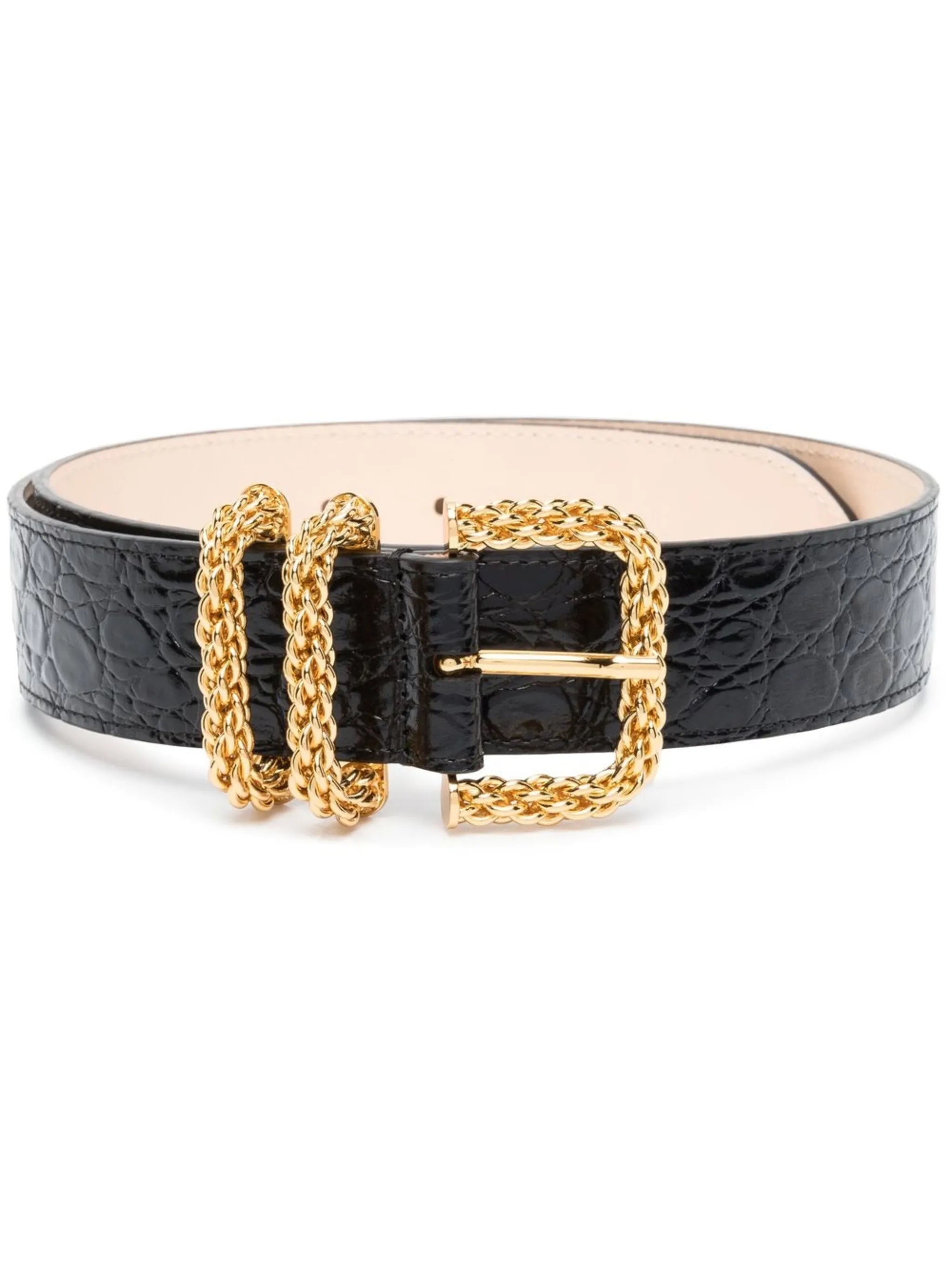 Katina crocodile-effect belt