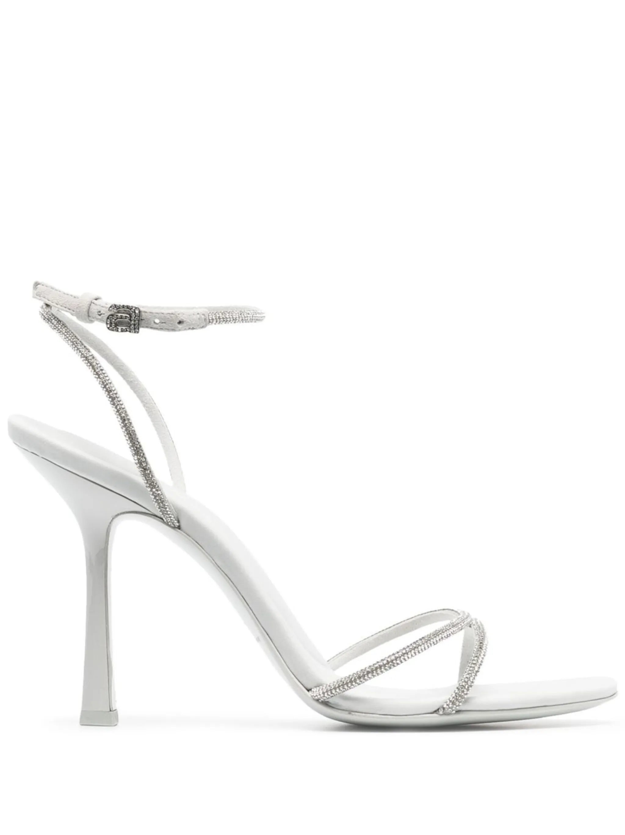 Dahlia crystal-embellished 105mm sandals
