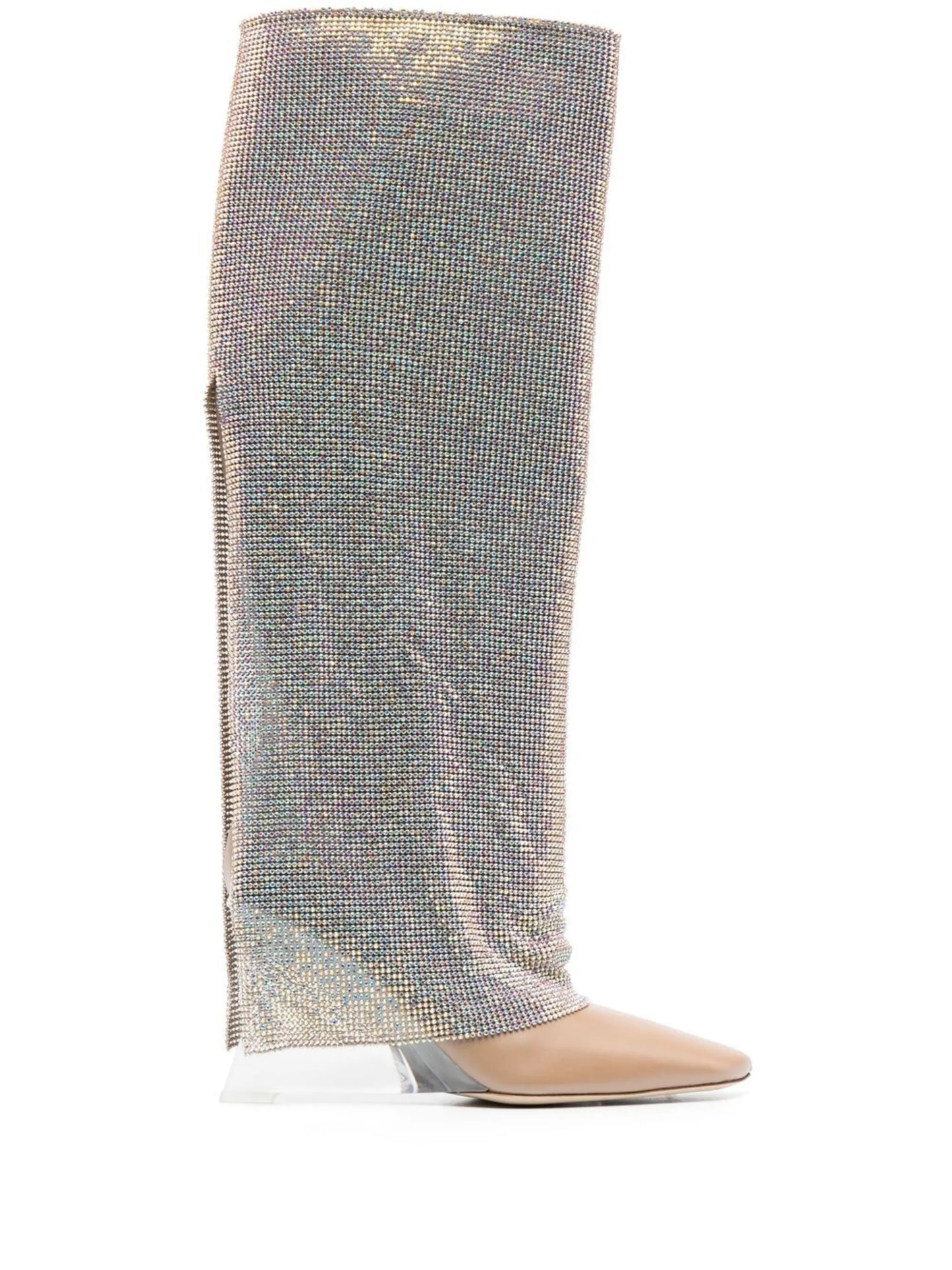Christine crystal-embellished 95mm boots