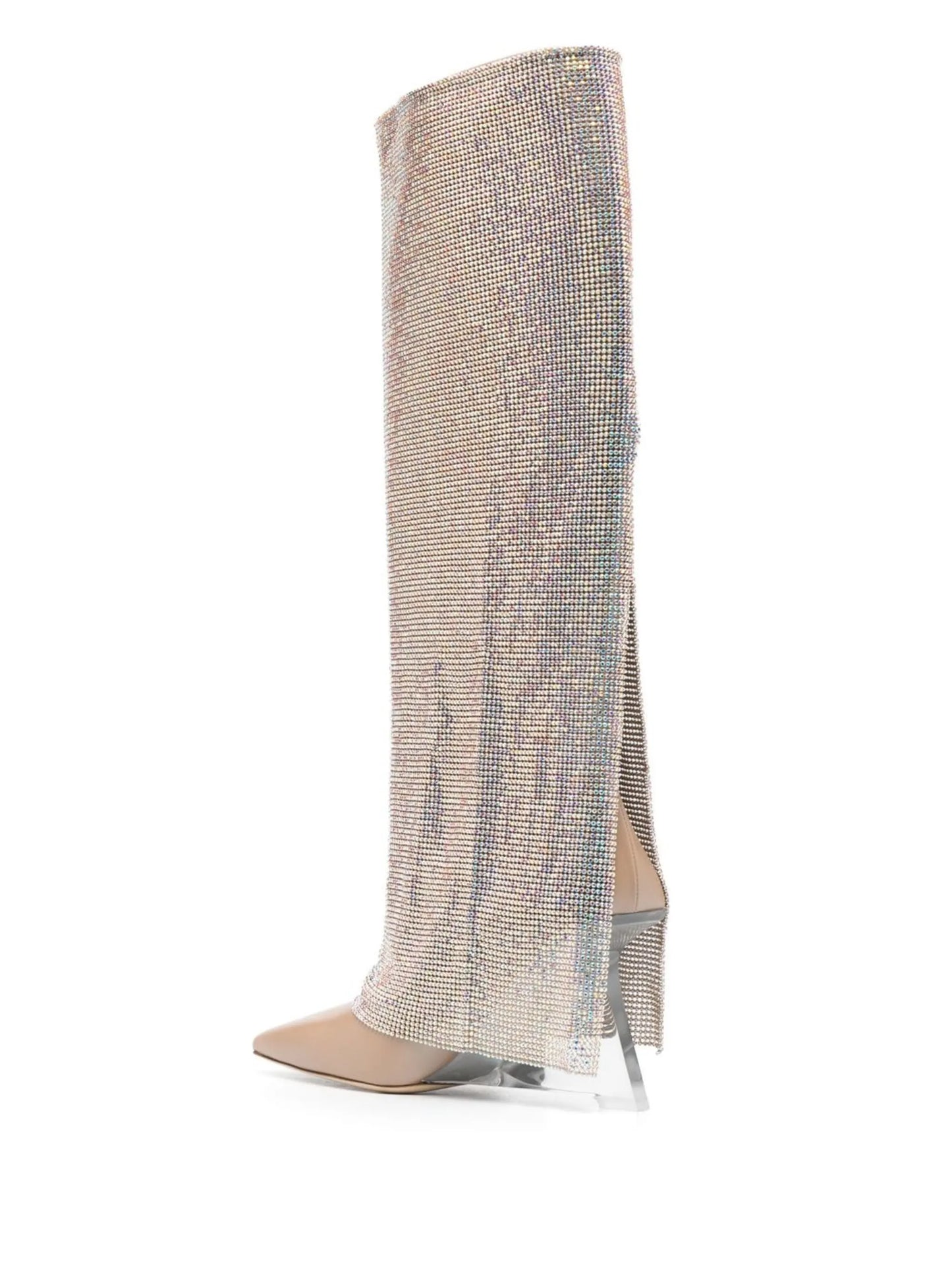 Christine crystal-embellished 95mm boots
