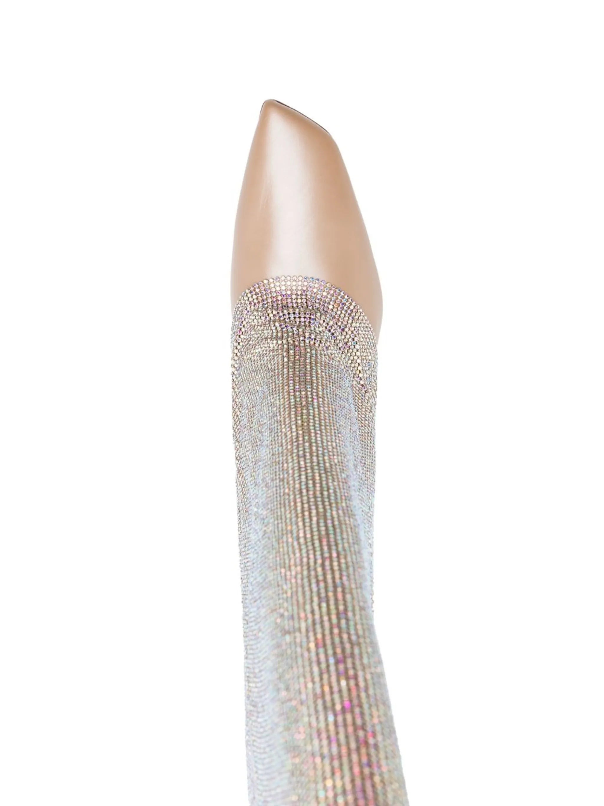 Christine crystal-embellished 95mm boots